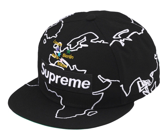 Supreme World Famous Box Logo New Era Black - FW20 - US