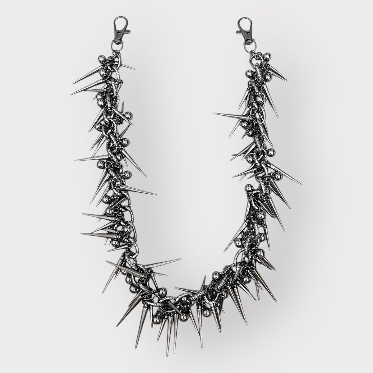 Jewelry STEAL! Y2K Punk Spikes Wallet Keychain Size ONE SIZE - 1 Thumbnail