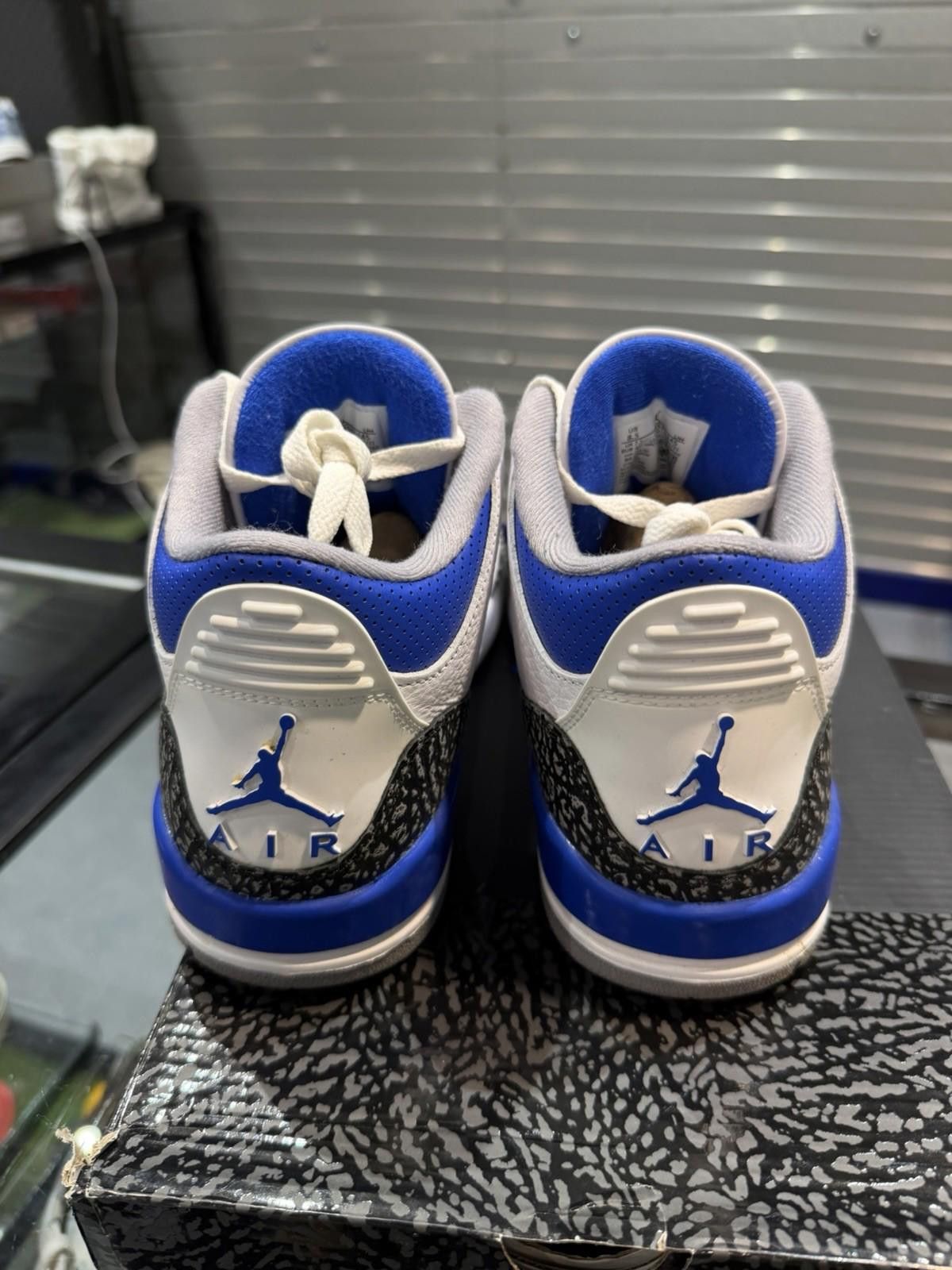 Jordan Brand Jordan 3 Retro Racer Blue Size 8.5 Pre-Owned CT8532-145 Size US 8.5 / EU 41-42 - 12 Thumbnail