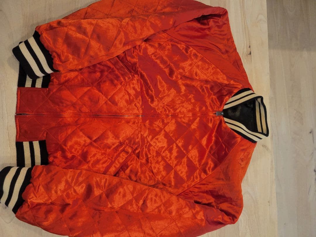 Gucci Gucci Reversible Olive Satin Bomber Jacket Size US L / EU 52-54 / 3 - 4 Thumbnail