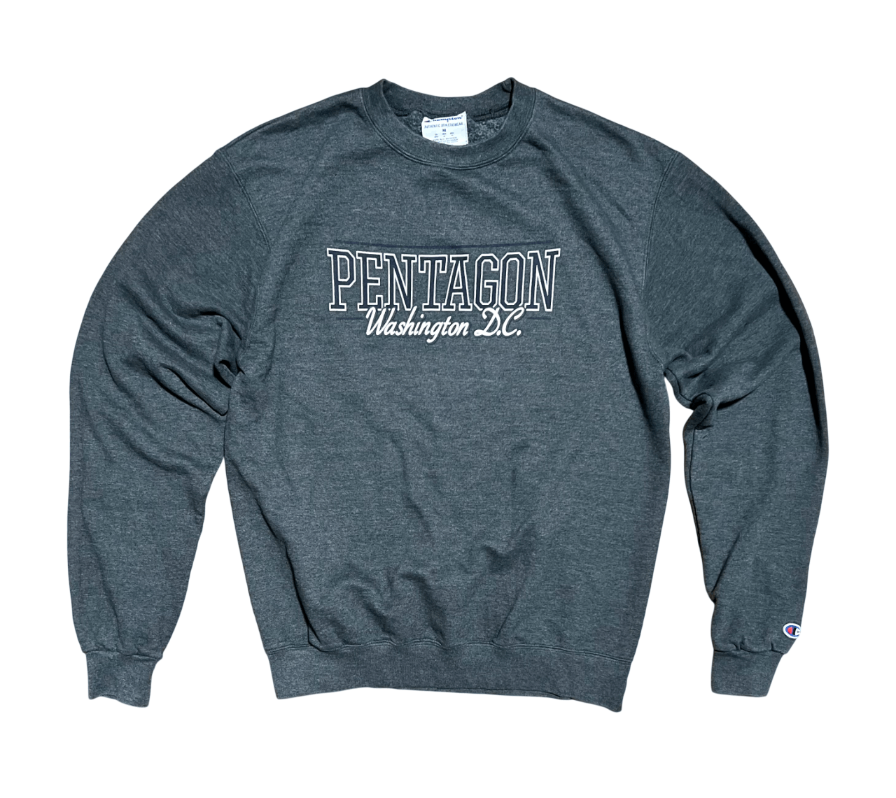 Champion Pentagon Washington D.C. Champion Gray Crew Neck Sweatshirt Size US M / EU 48-50 / 2 - 1 Thumbnail