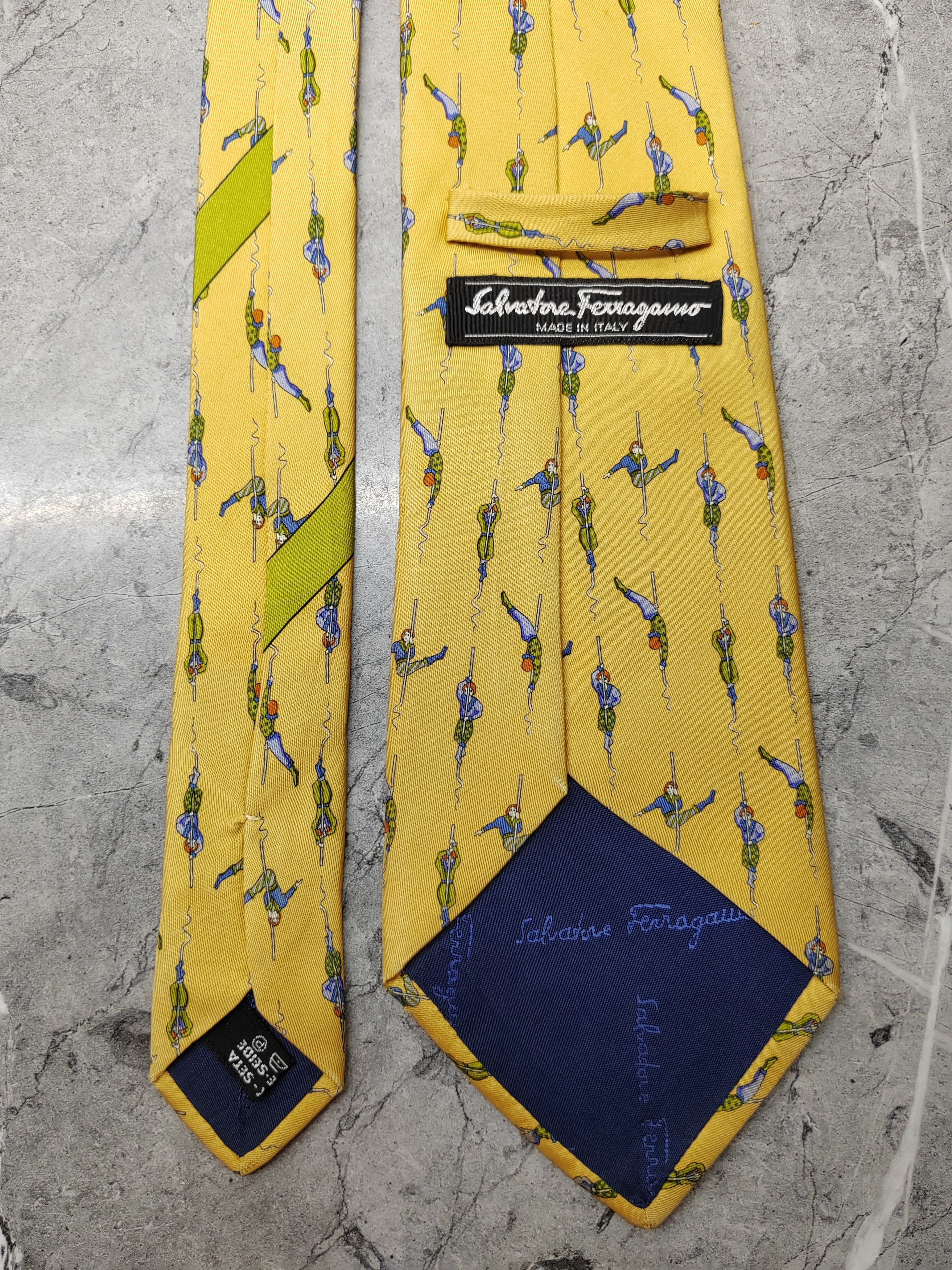 Salvatore Ferragamo Salvatore Ferragamo Tie Size ONE SIZE - 8 Thumbnail