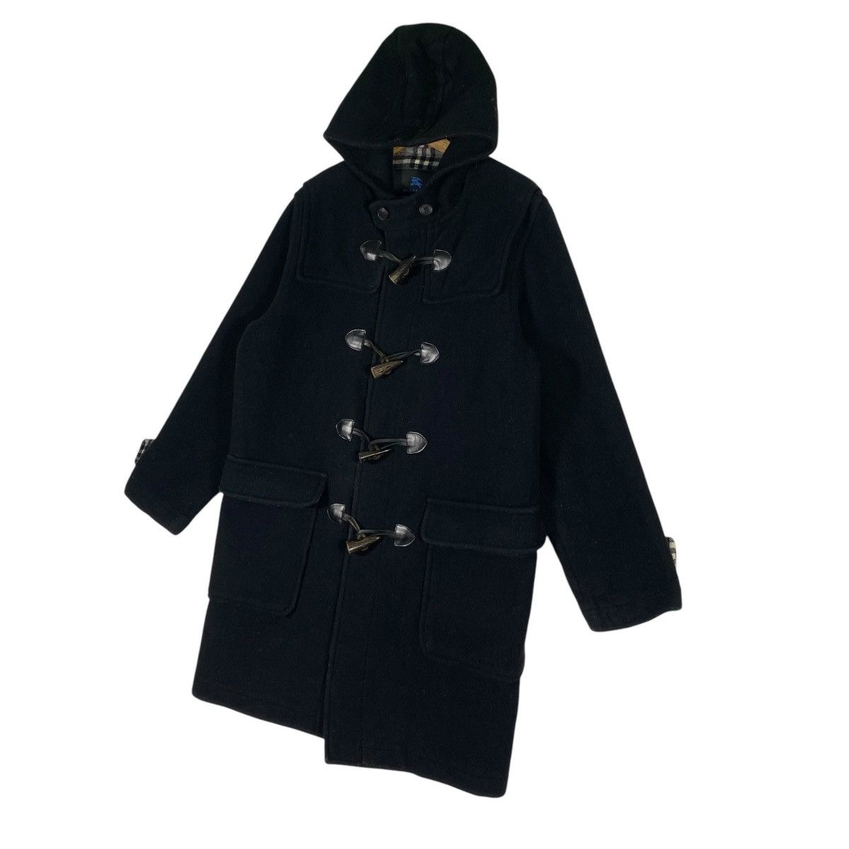 Burberry × Burberry Prorsum Vintage Burberry London Blue Label Nova Check Duffer Coat Size US M / EU 48-50 / 2 - 4 Thumbnail