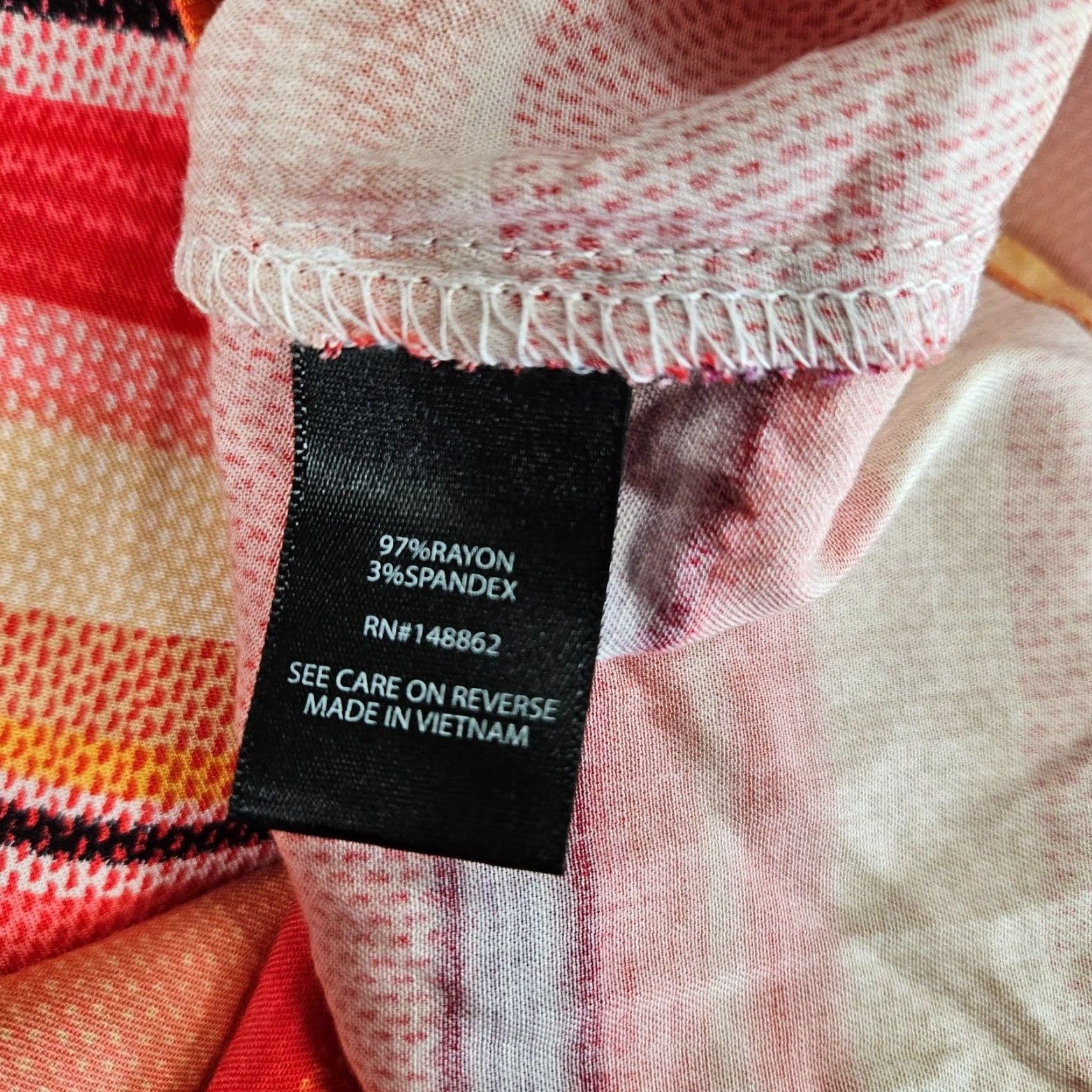 Torrid Torrid Shirt Dress Zip Front Women Pink Purple Striped Mini Challis Rayon Spandex Knee Length Size 1 Size XS / US 0-2 / IT 36-38 - 5 Thumbnail
