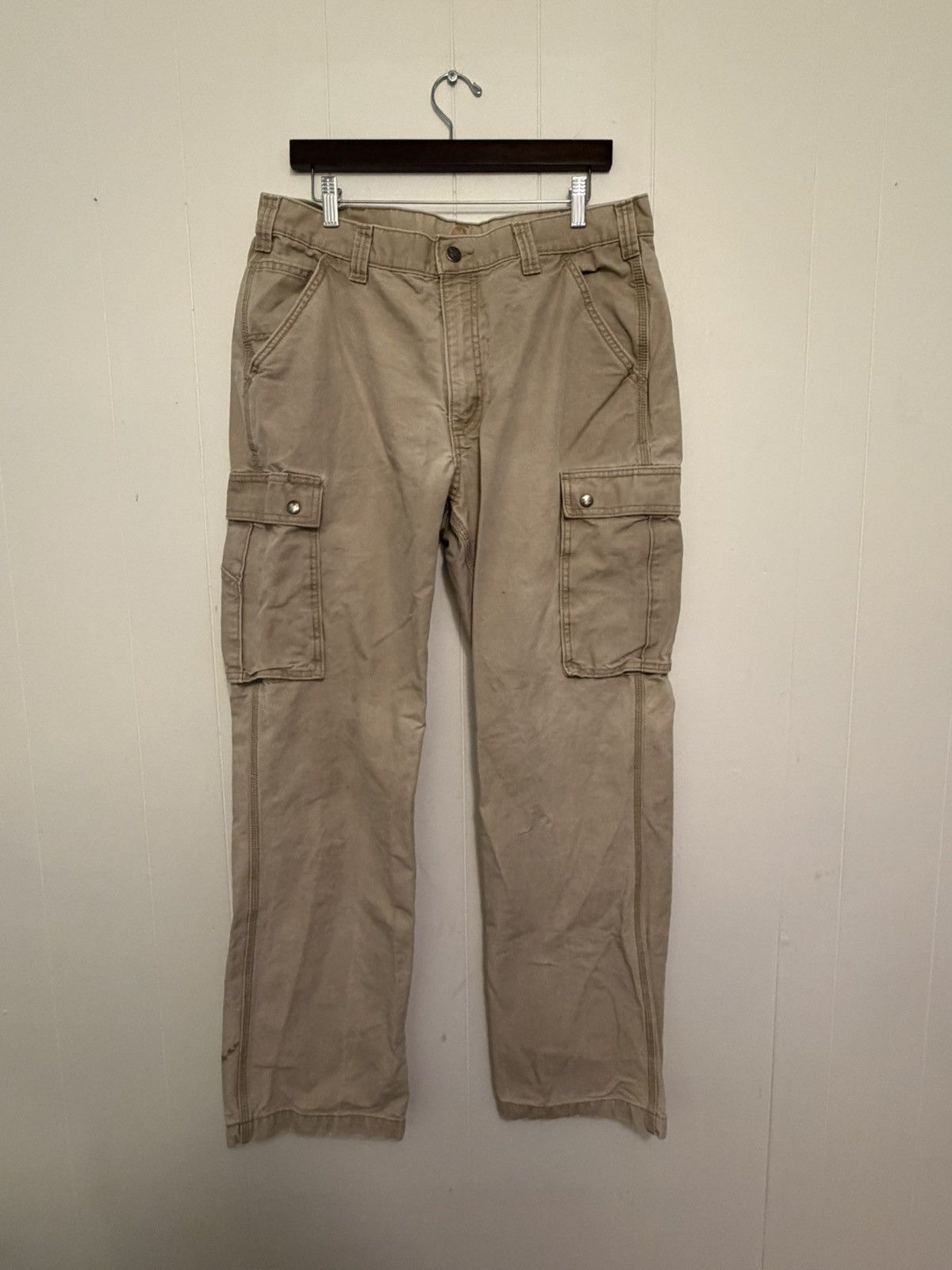 Carhartt Carhartt relaxed fit tan cargo pants Size US 36 / EU 52 - 1 Thumbnail