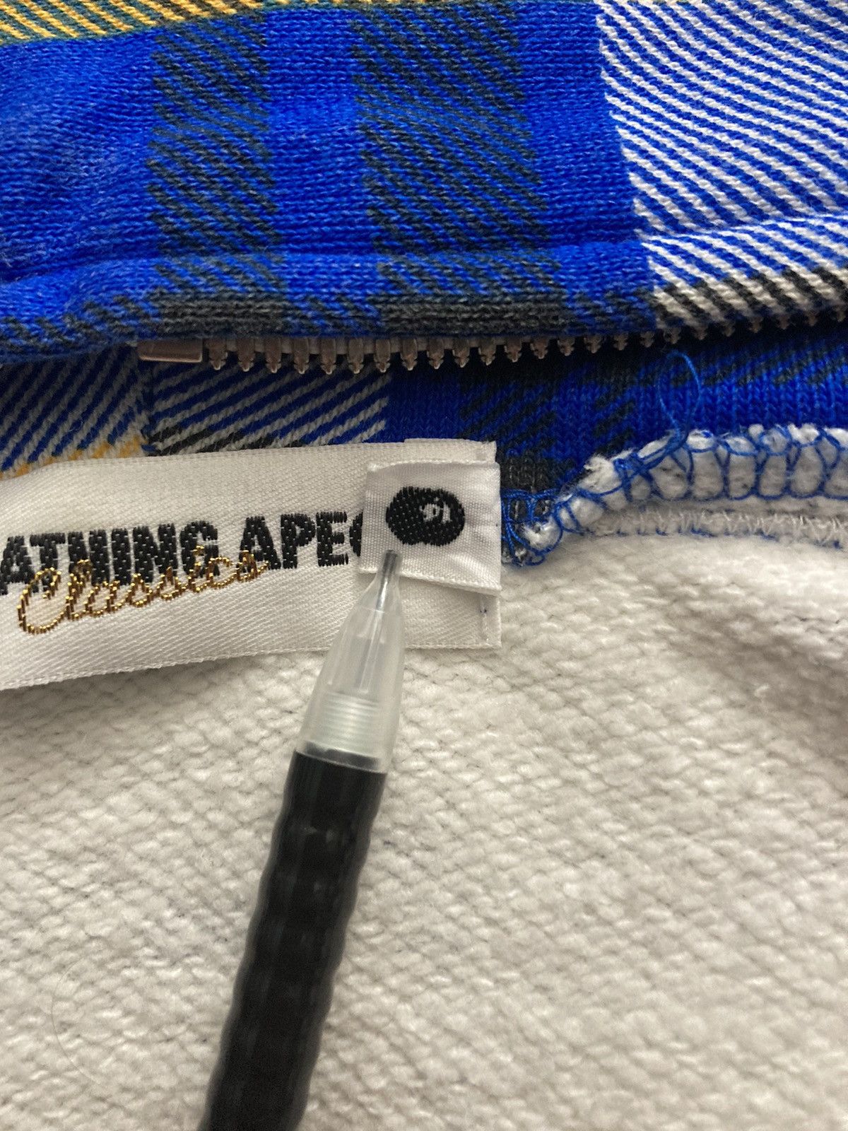 Bape Bape Maebashi Check Full Zip Hoodie Size US L / EU 52-54 / 3 - 3 Thumbnail