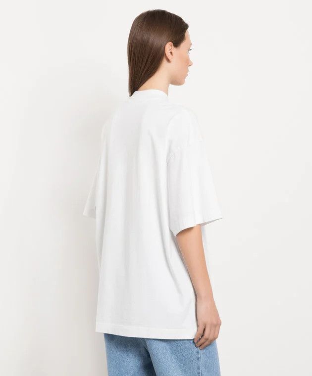 Palm Angels White Miami Print Oversized T-shirt Size US XS / EU 42 / 0 - 3 Thumbnail