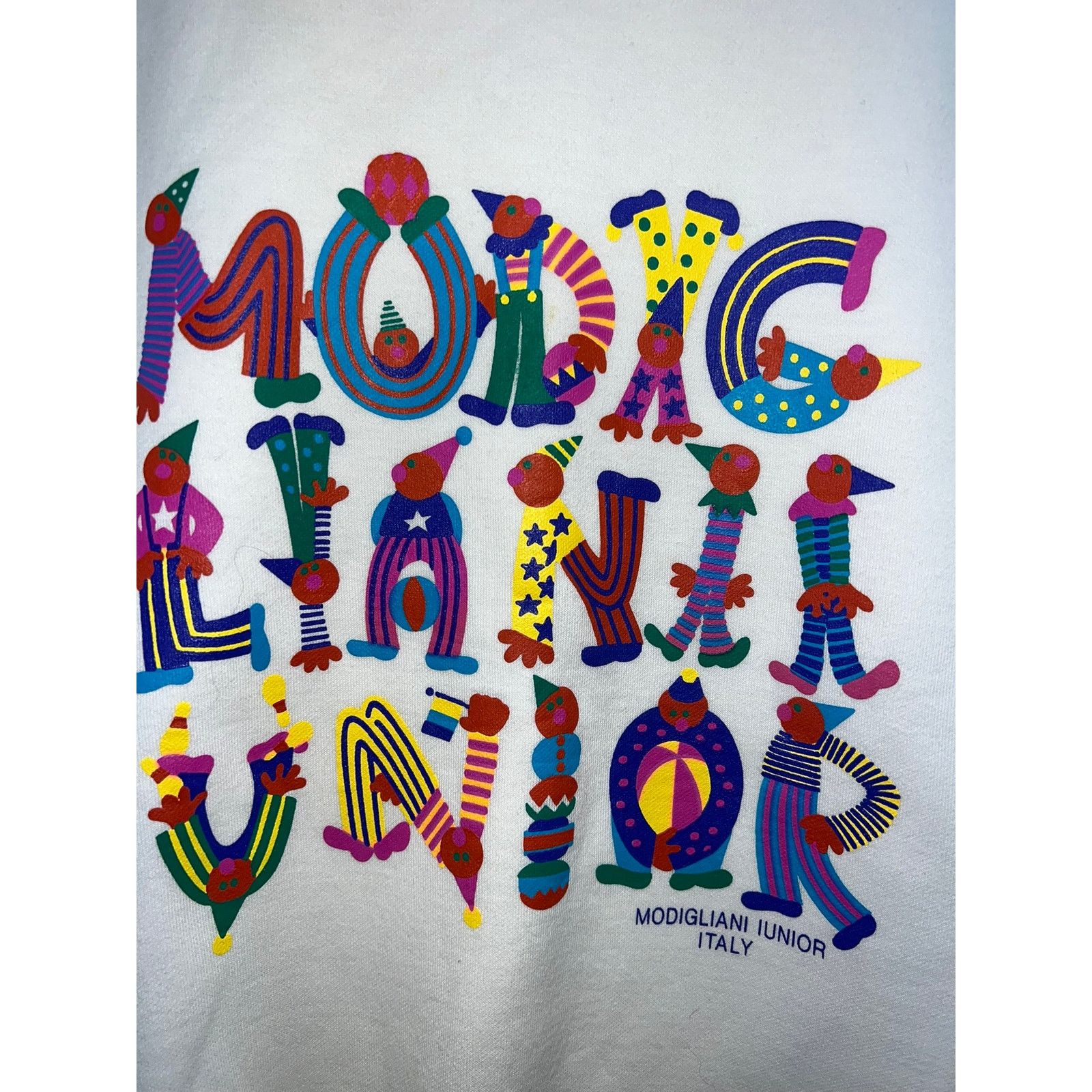 Vintage Modigliani Iunior Sweatshirt Italy Spellout Crewneck Large Size US L / EU 52-54 / 3 - 2 Thumbnail