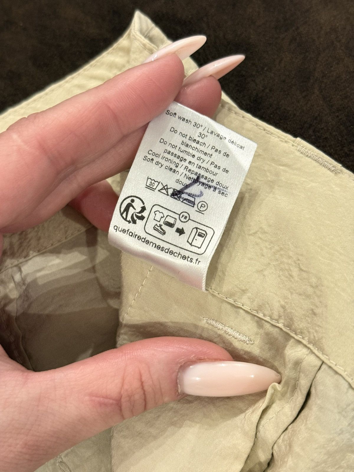 Lemaire Lemaire Dry Silk Soft Belted Pants - Ecru Size 28" / US 6 / IT 42 - 8 Thumbnail