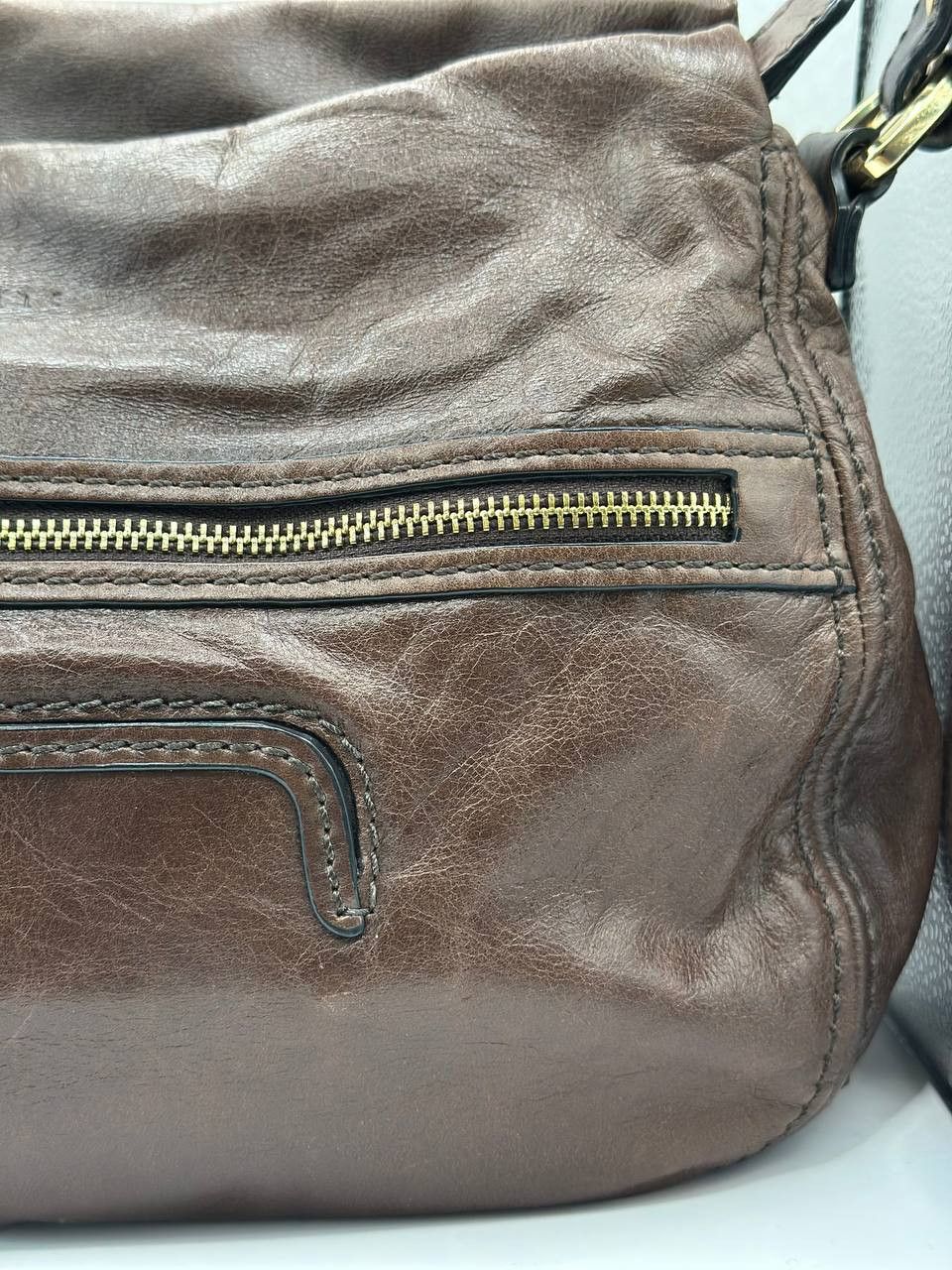Other Coccinelle Brown Leather Shoulder Bag Classic Italian Design Size ONE SIZE - 8 Thumbnail
