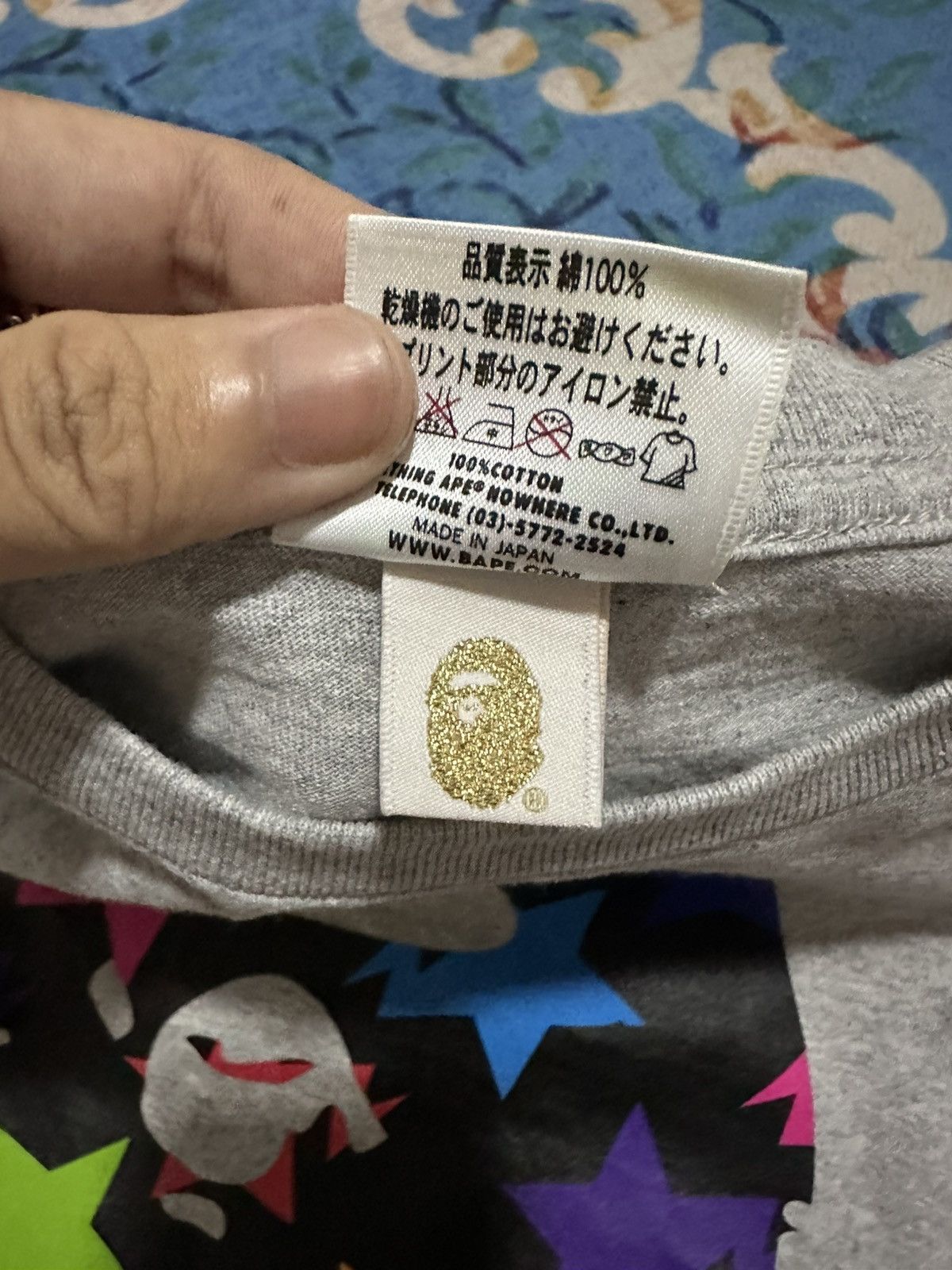 Bape bape big ape star tee Size US S / EU 44-46 / 1 - 4 Thumbnail