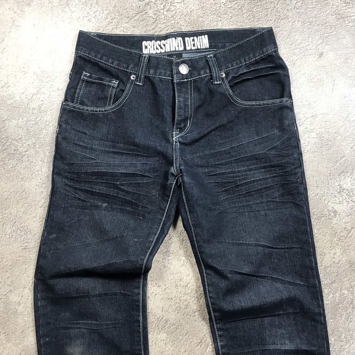 Vintage Vintage Y2K Baggy Distressed Flared Jeans Skate Grunge 29 Size US 29 - 3 Thumbnail