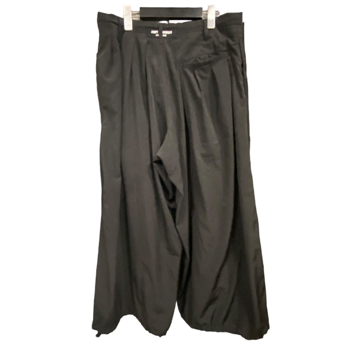 image of Yohji Yamamoto Pour Homme Polyester Pants in Black, Men's (Size 31)