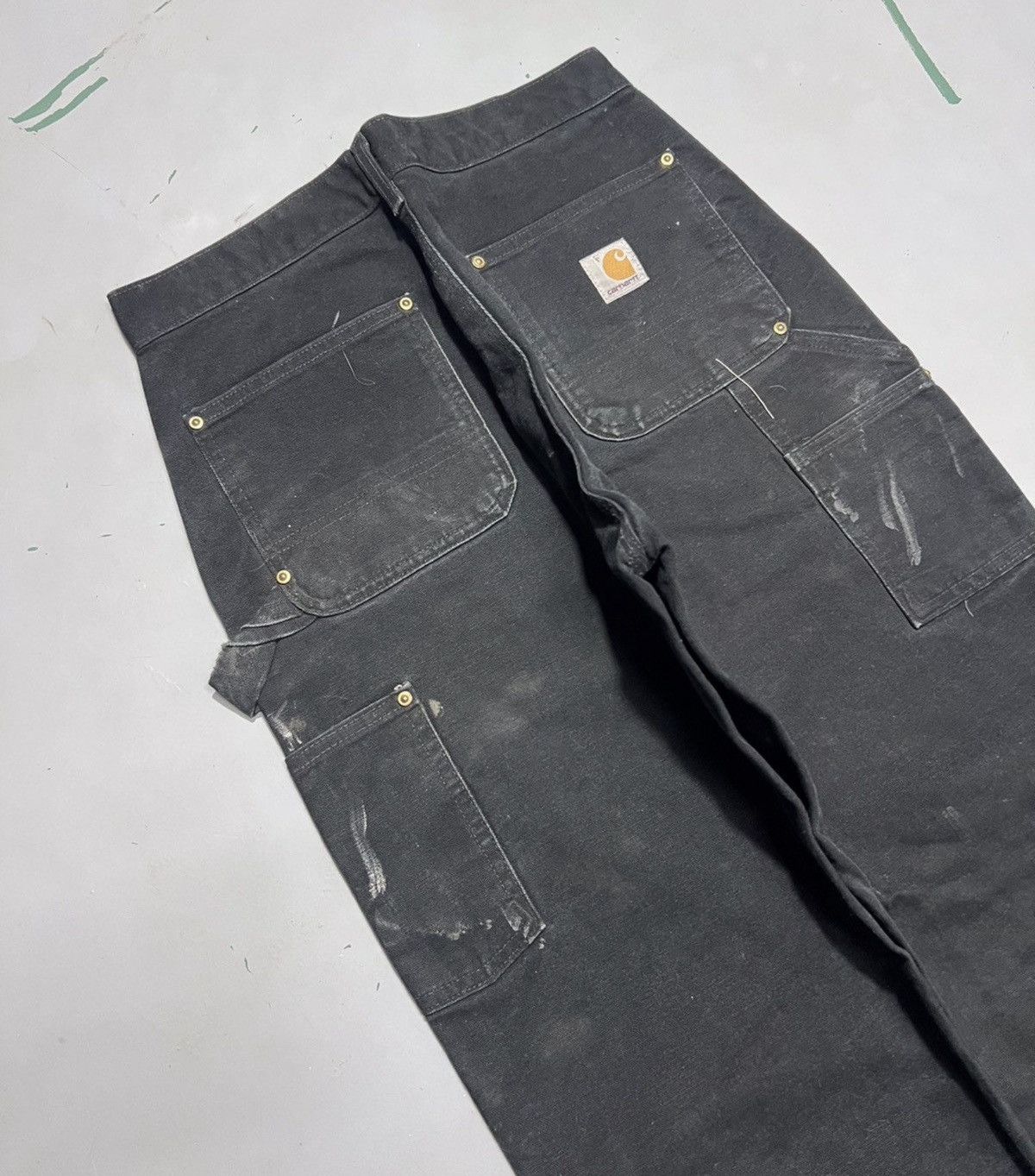 Carhartt Vintage carhartt b01 blk double knee denim Size US 30 / EU 46 - 3 Thumbnail