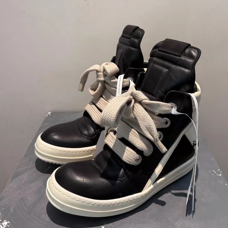 Rick Owens rick owens Basketball shoe with thick shoelace and inverted Size US 8 / EU 41 - 2 Thumbnail