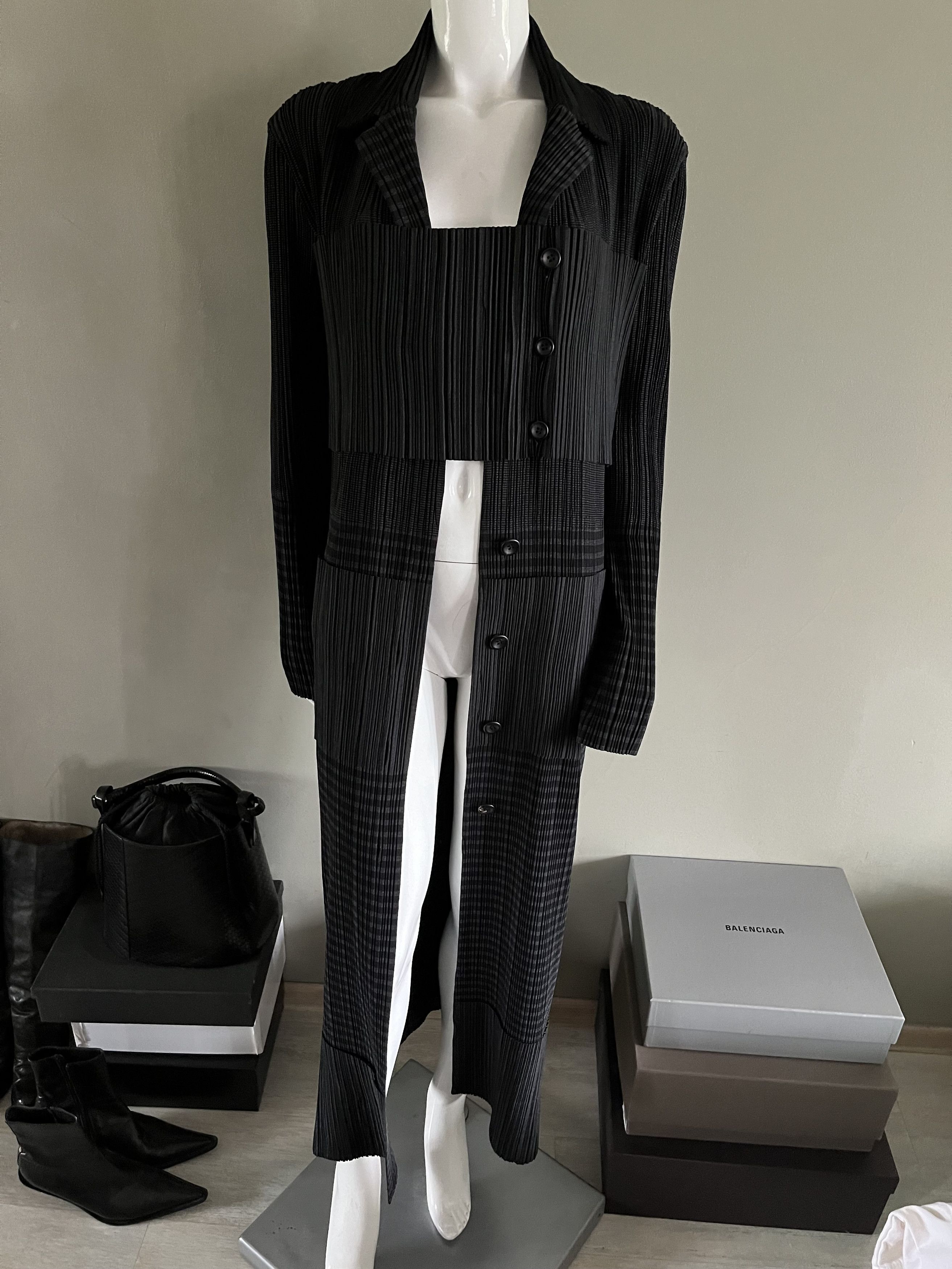 Issey Miyake Issey Miyake Coat Rare Mainline Size L / US 10 / IT 46 - 20 Thumbnail
