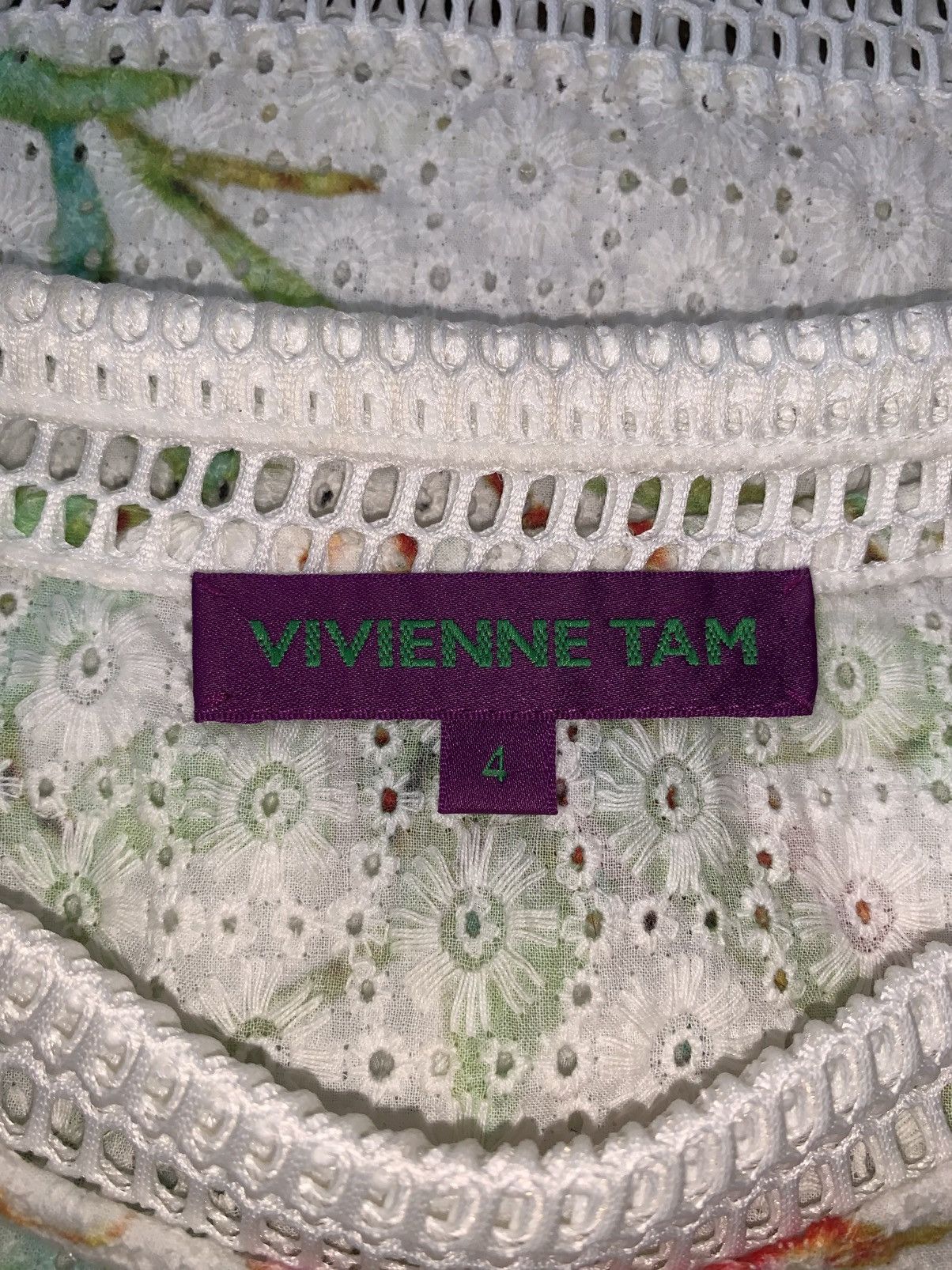 Vivienne Tam Vivienne Tam Multicolored Blouse Size S / US 4 / IT 40 - 4 Thumbnail
