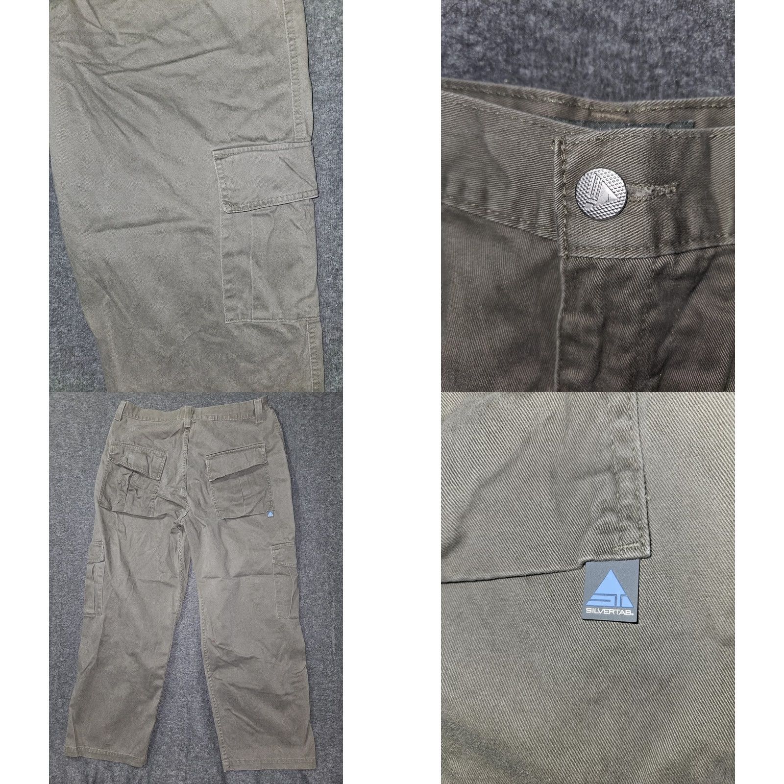 Levi's VINTAGE Levi's Silvertab Cargo Pants Mens 38x30 Brown Relaxed Denim Workwear Pants Size US 38 / EU 54 - 8 Thumbnail