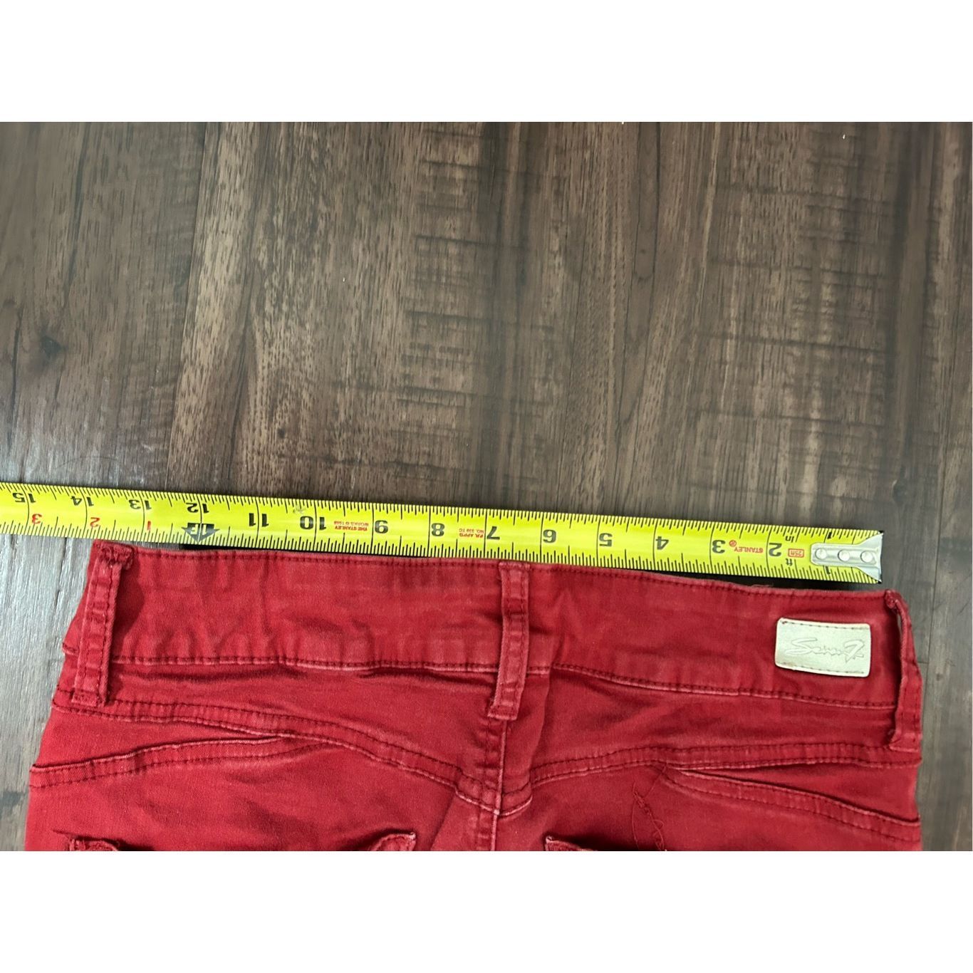 7 For All Mankind 7 For All Mankind High-Rise Ankle Skinny Jeans in Bril Red, Size 27" / US 4 / IT 40 - 12 Thumbnail