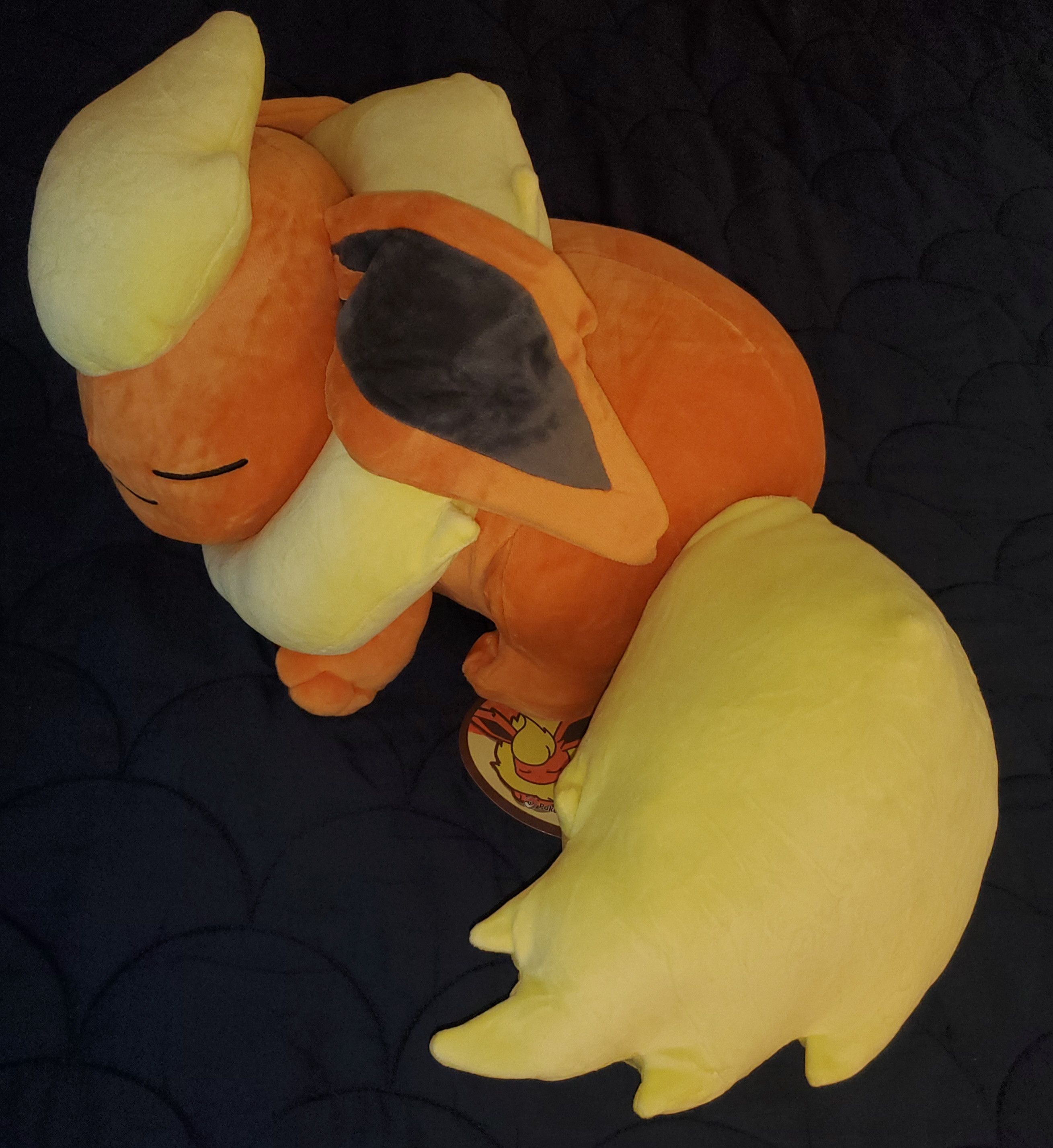Pokemon Pokemon Center Flareon Sleeper Plush Eeveelution Authentic Size ONE SIZE - 4 Thumbnail