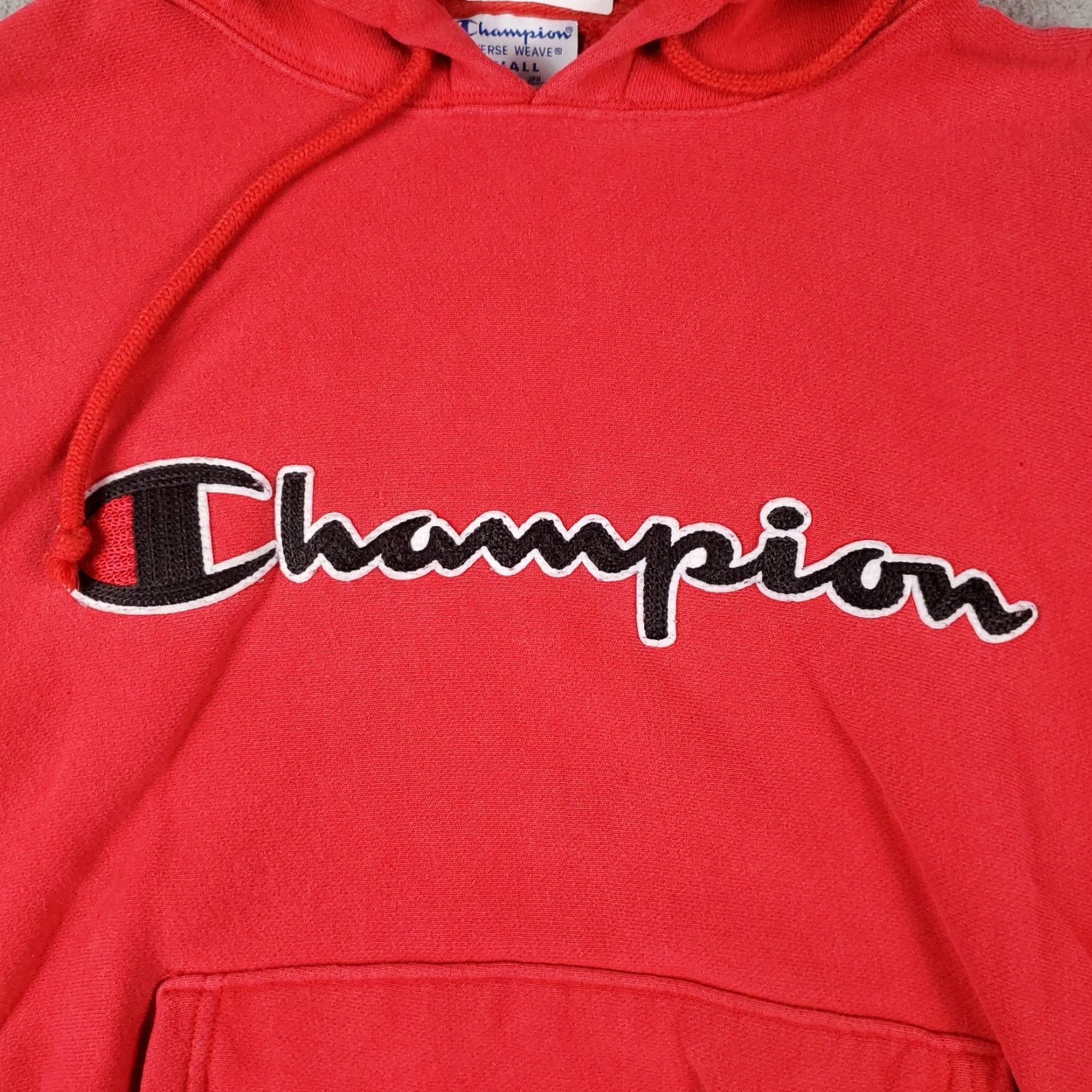Champion Champion Sweater Mens Small Red Reverse Weave Hoodie Pullover Sweatshirt * Size US S / EU 44-46 / 1 - 2 Thumbnail