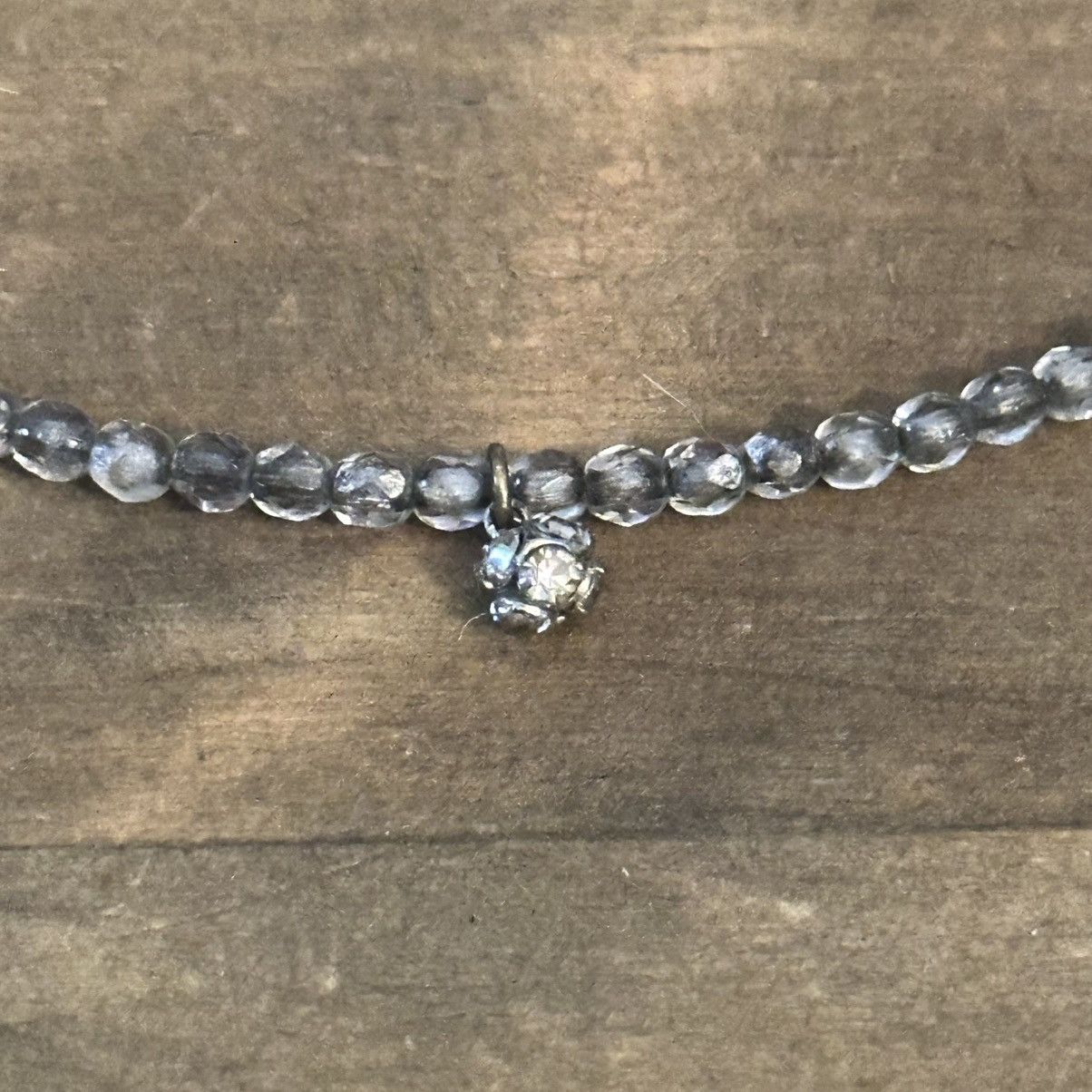 Other Crystal bead wire choker necklace Size ONE SIZE - 3 Thumbnail