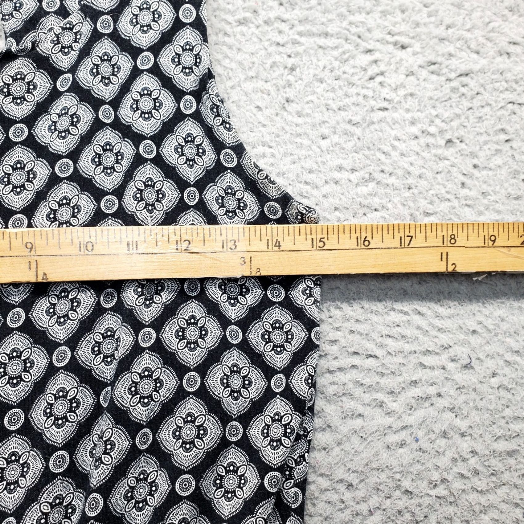 Madison Mercer & Madison Jumpsuit Womens S Multicolor Geometric Sleeveless Tie Waist Wide-Leg Size 28" / US 6 / IT 42 - 3 Thumbnail