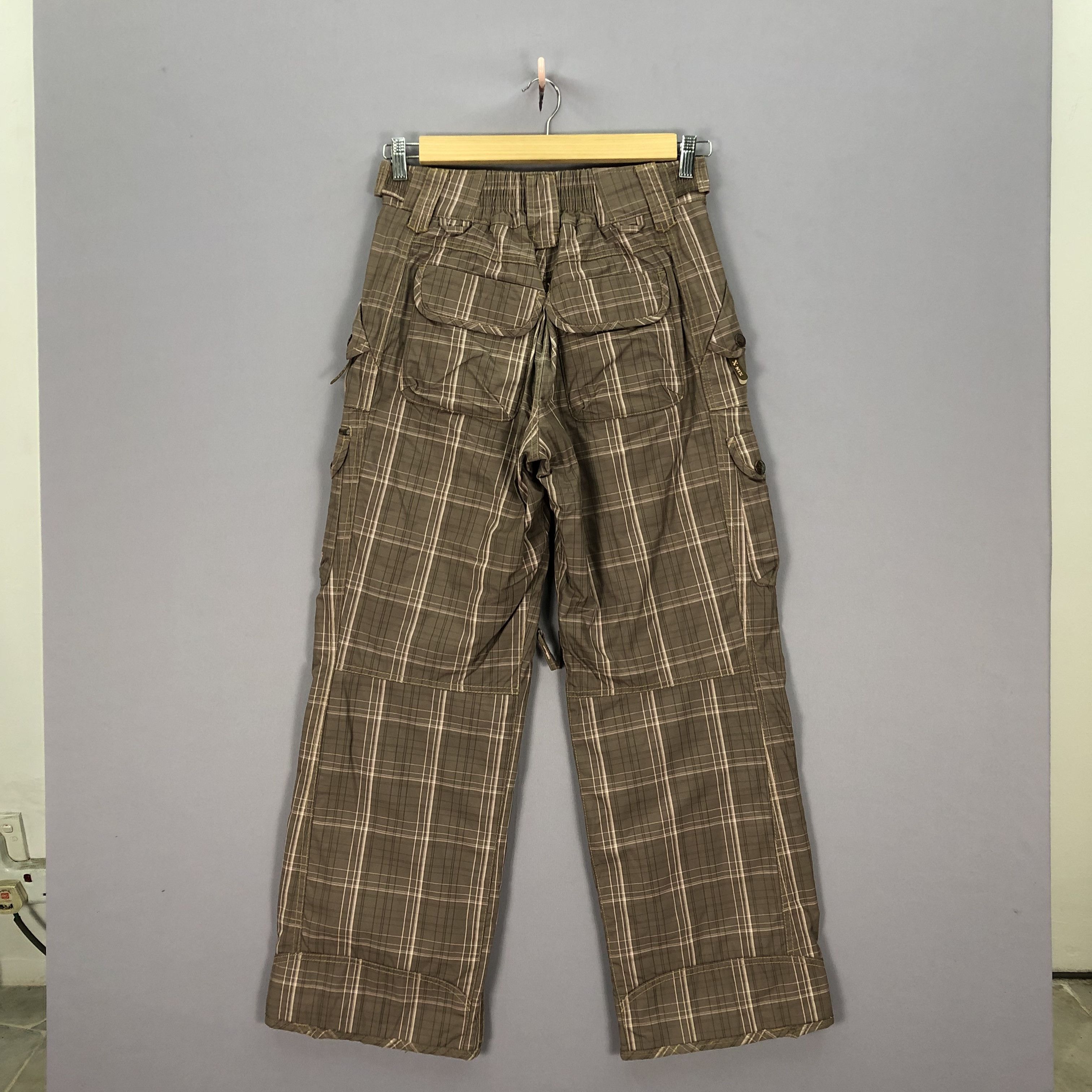 Japanese Brand × Vintage Vintage 90s Checkered Japanese Ski Pants Snowboards Ski Wear Size 28" / US 6 / IT 42 - 2 Thumbnail