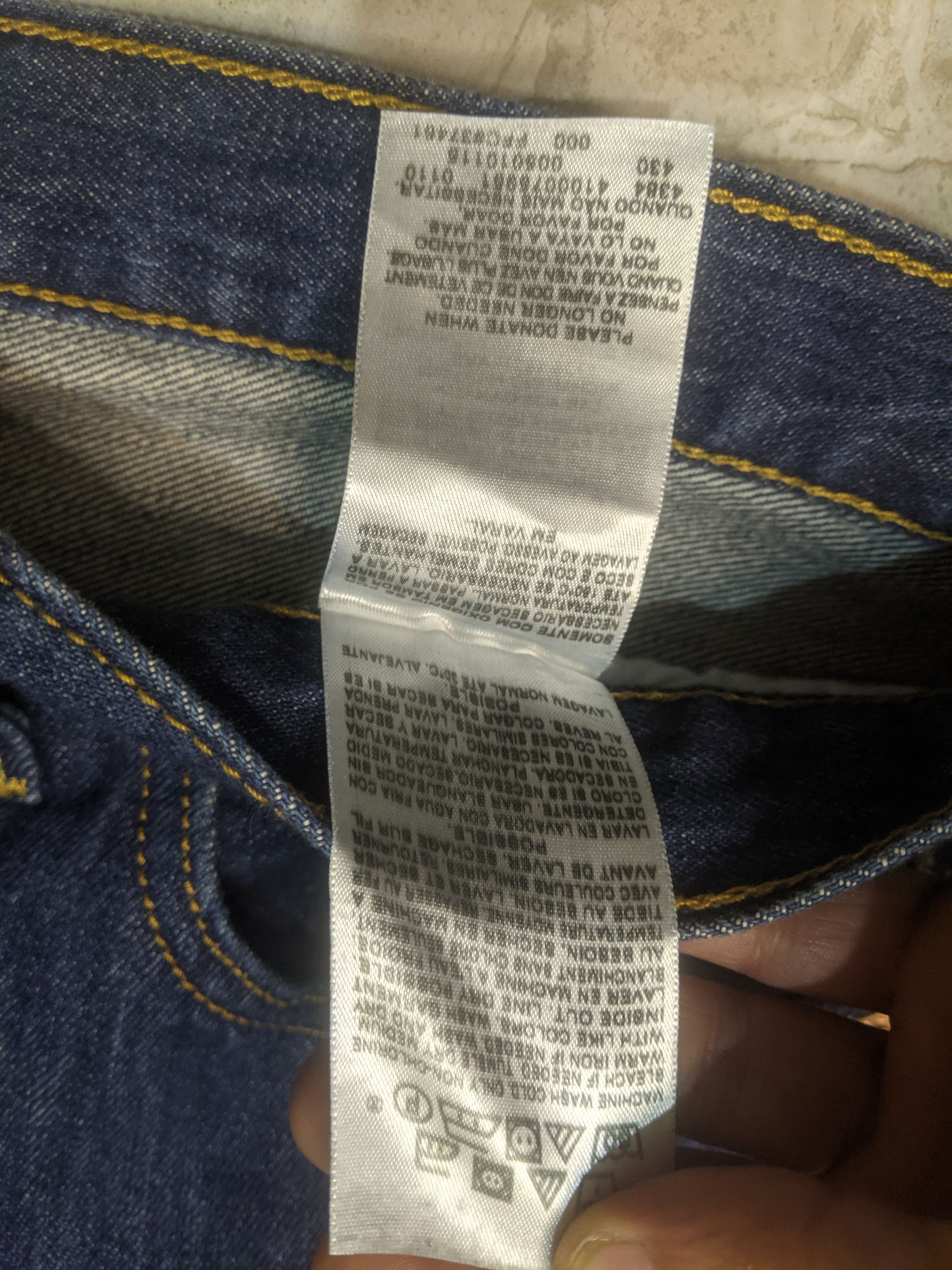 Levi's Levis 501 Straight Leg Button Fly Size US 36 / EU 52 - 10 Thumbnail