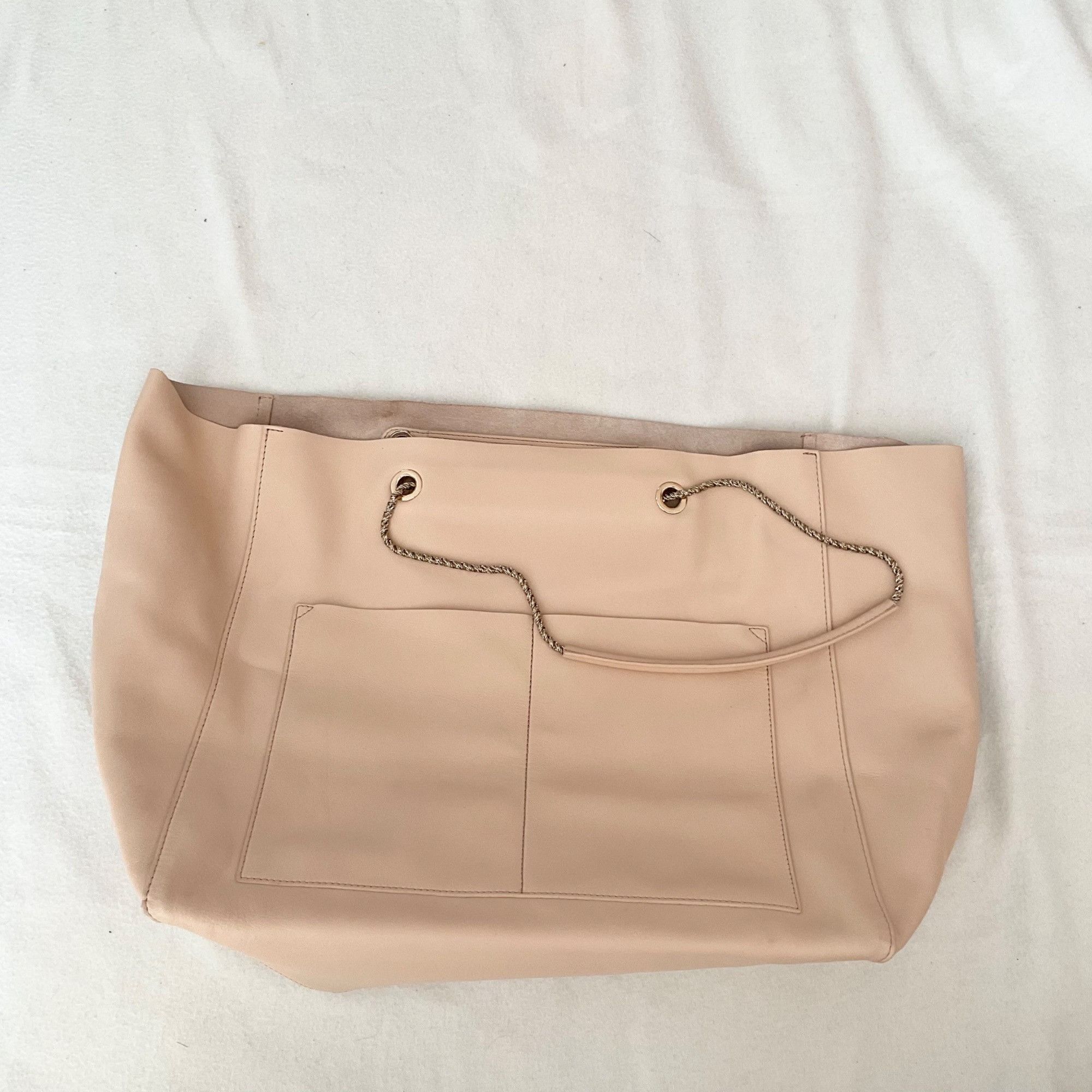 Sezane Sezane blush pink leather gaby tote large Size ONE SIZE - 2 Thumbnail