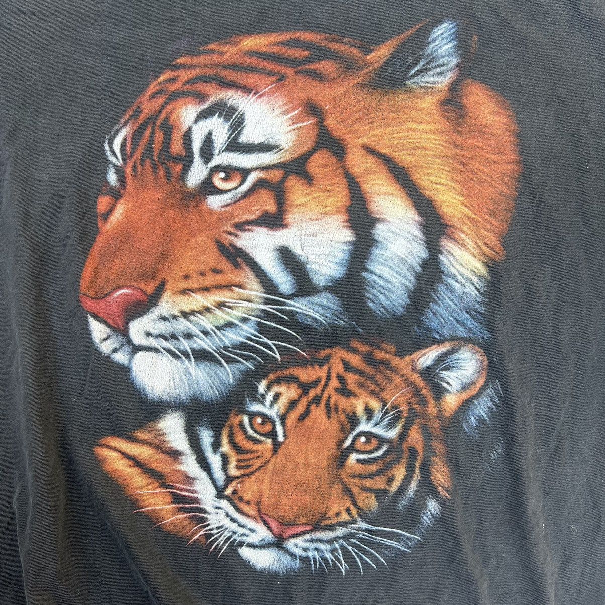 Harley Davidson × Vintage 1992 3d emblem Tiger t-shirt Thrashed Size US XL / EU 56 / 4 - 5 Thumbnail