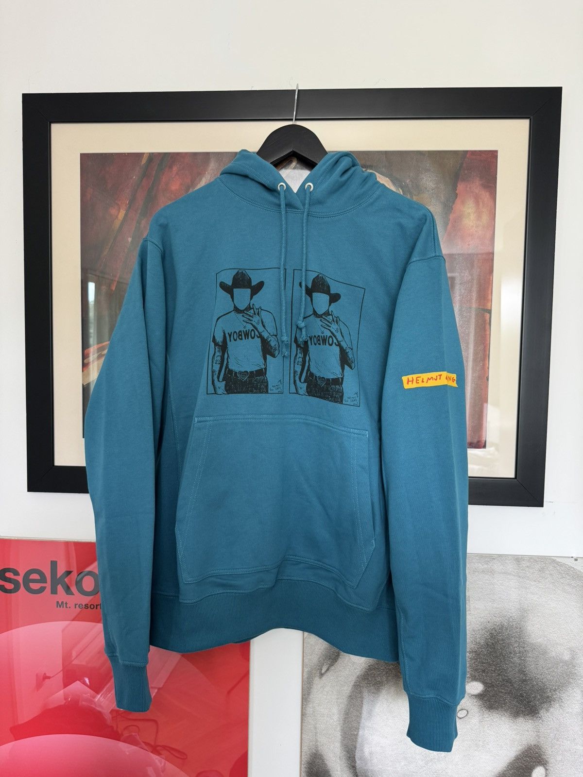 Helmut Lang SS23 Helmut Lang Cowboy Capsule Hoodie River Designer Rare Size US M / EU 48-50 / 2 - 1 Thumbnail