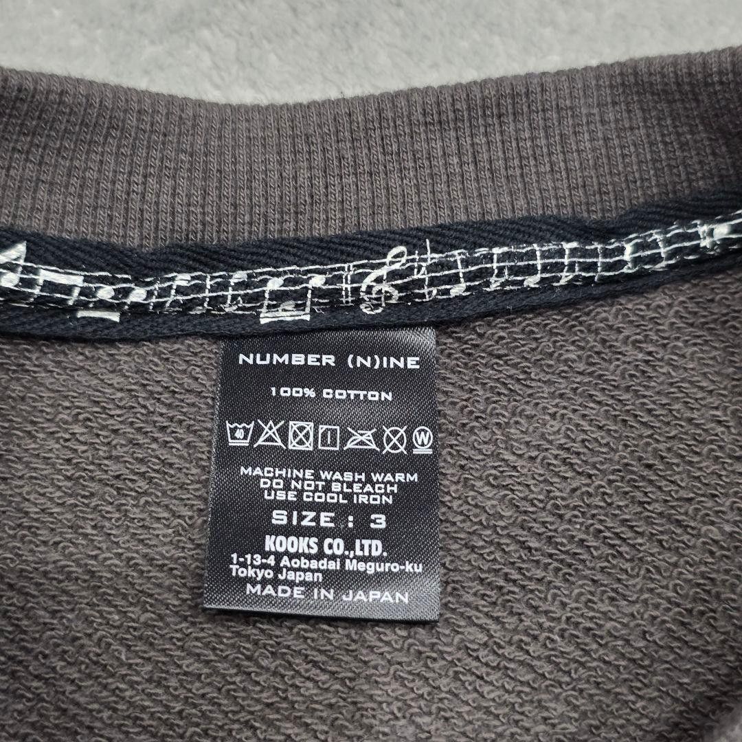 Number (N)ine NUMBER (N)INE School of Visual Comedy Sweatshirt Black 3 Size US L / EU 52-54 / 3 - 3 Thumbnail
