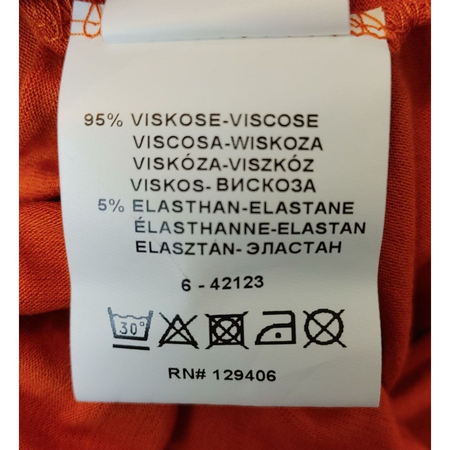 Other VENUS Women's S Orange Long Sleeve Top Dress Size S / US 4 / IT 40 - 4 Thumbnail