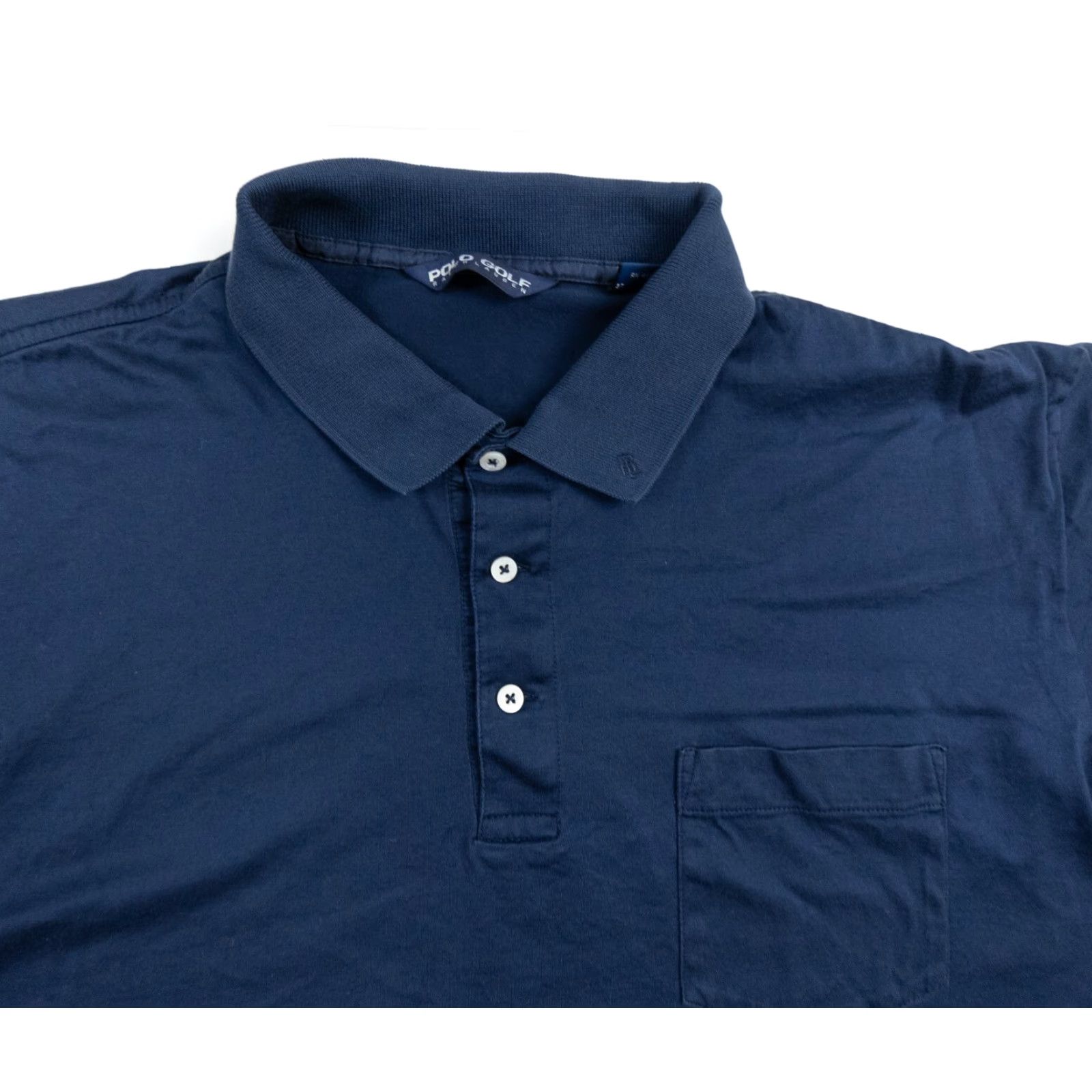 Polo Ralph Lauren Polo Ralph Lauren Men's Short Sleeve Polo Shirt XL Blue Pima Cotton Casual Preppy Size US XL / EU 56 / 4 - 2 Thumbnail