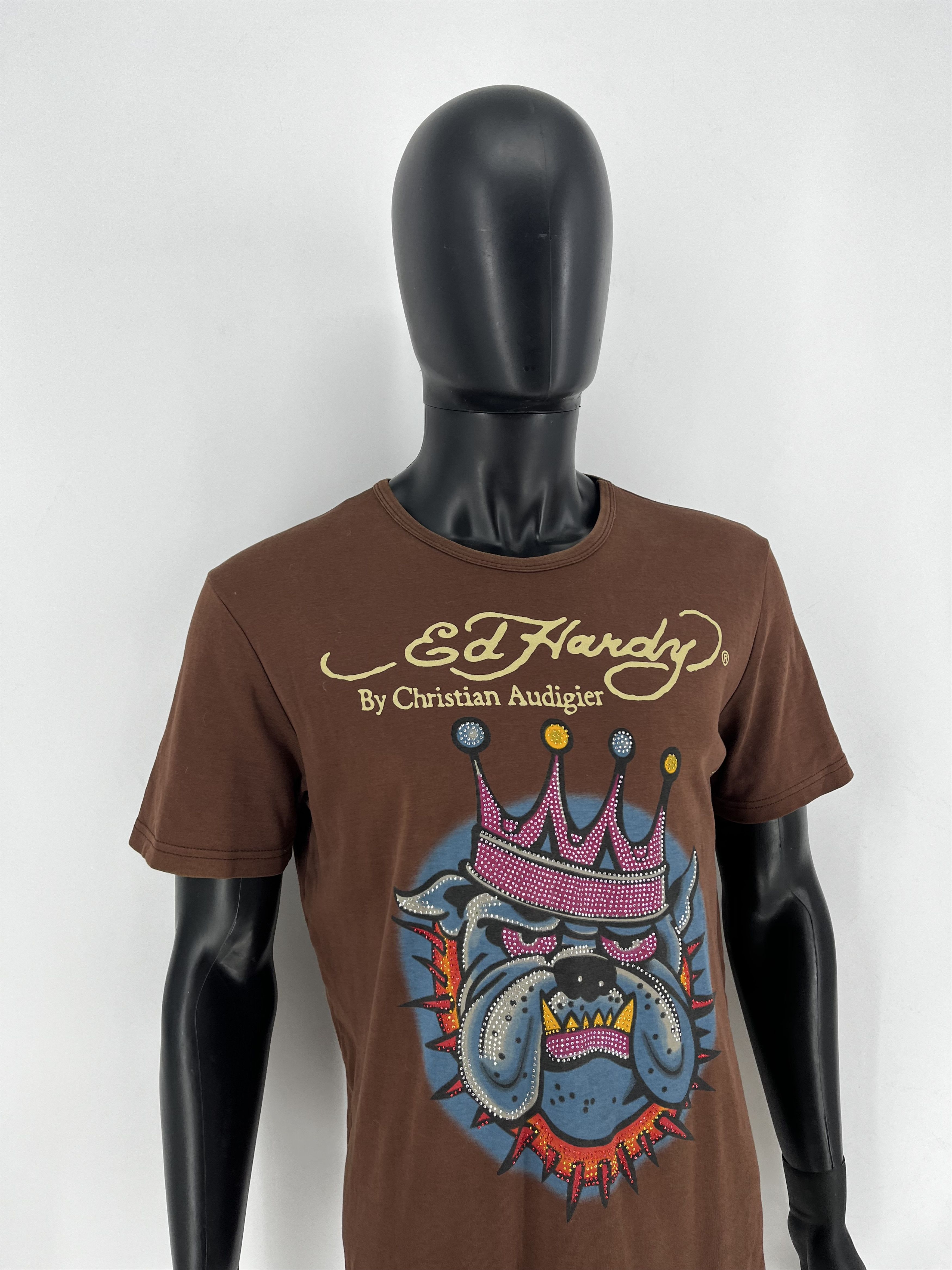 Christian Audigier Vintage Ed Hardy By Christian Audigier Knife In The Heart XL Size US XL / EU 56 / 4 - 4 Thumbnail