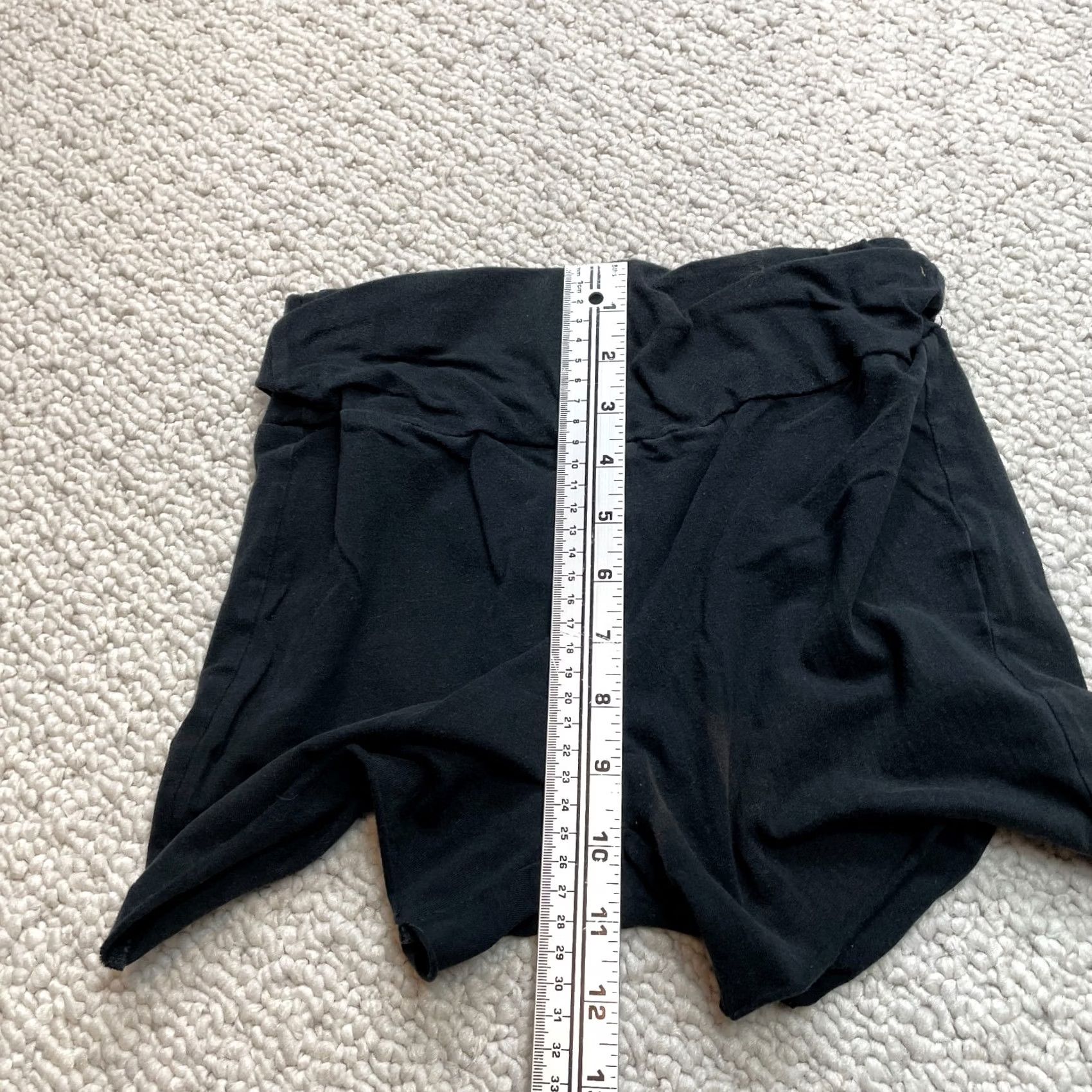 Shein Shein Shorts Juniors XS Black Stretch Casual Solid Cotton 22x3.5 Extra Small Size 26" / US 2 / IT 38 - 7 Thumbnail