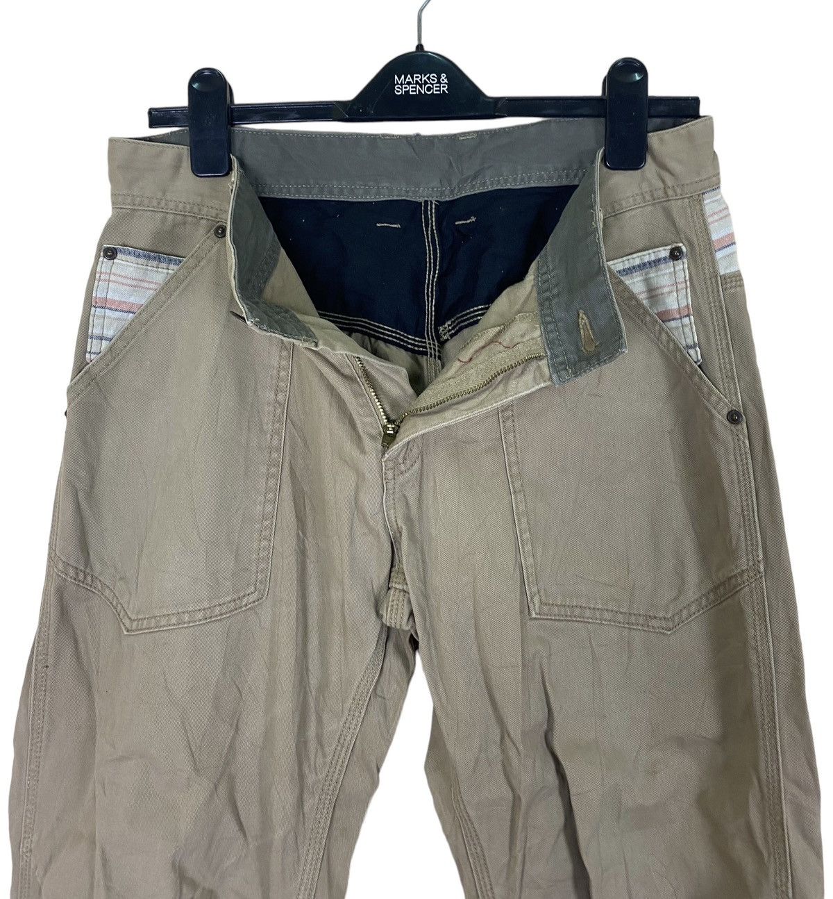 Japanese Brand Japanese Brand No Leash Bush Patchwork Pants Size US 33 - 5 Thumbnail