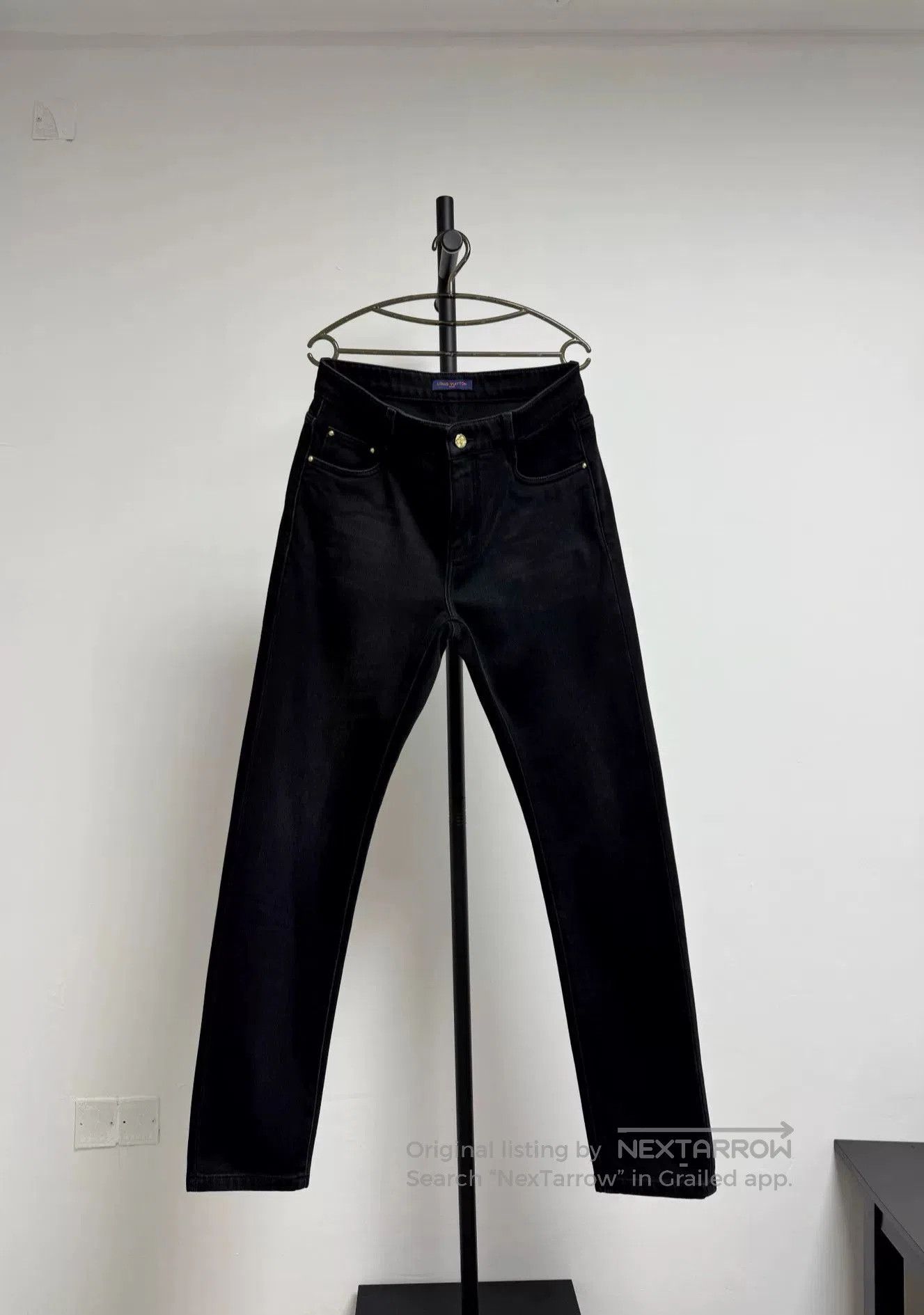 Louis Vuitton Lv Black Jeans. Size 41" - 9 Thumbnail