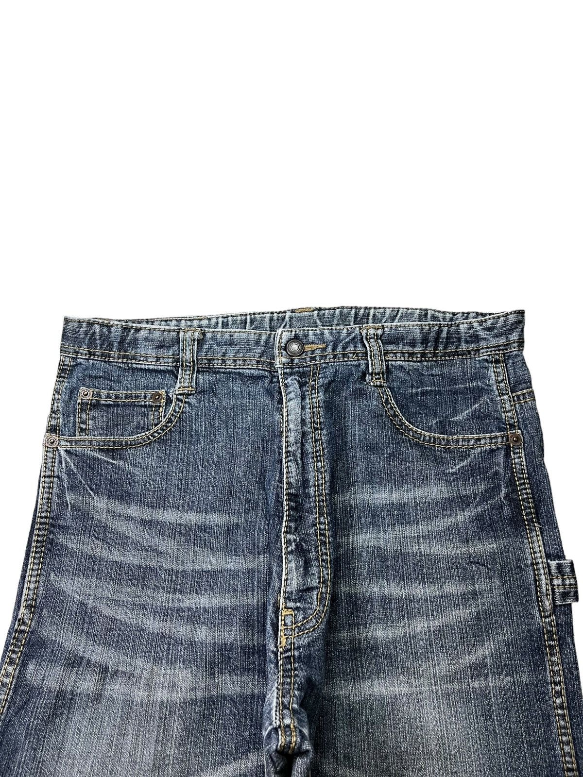 Japanese Brand SALES🔥Vintage Japanese Faded Wash Carpenter Loose Jeans Size US 30 / EU 46 - 4 Thumbnail
