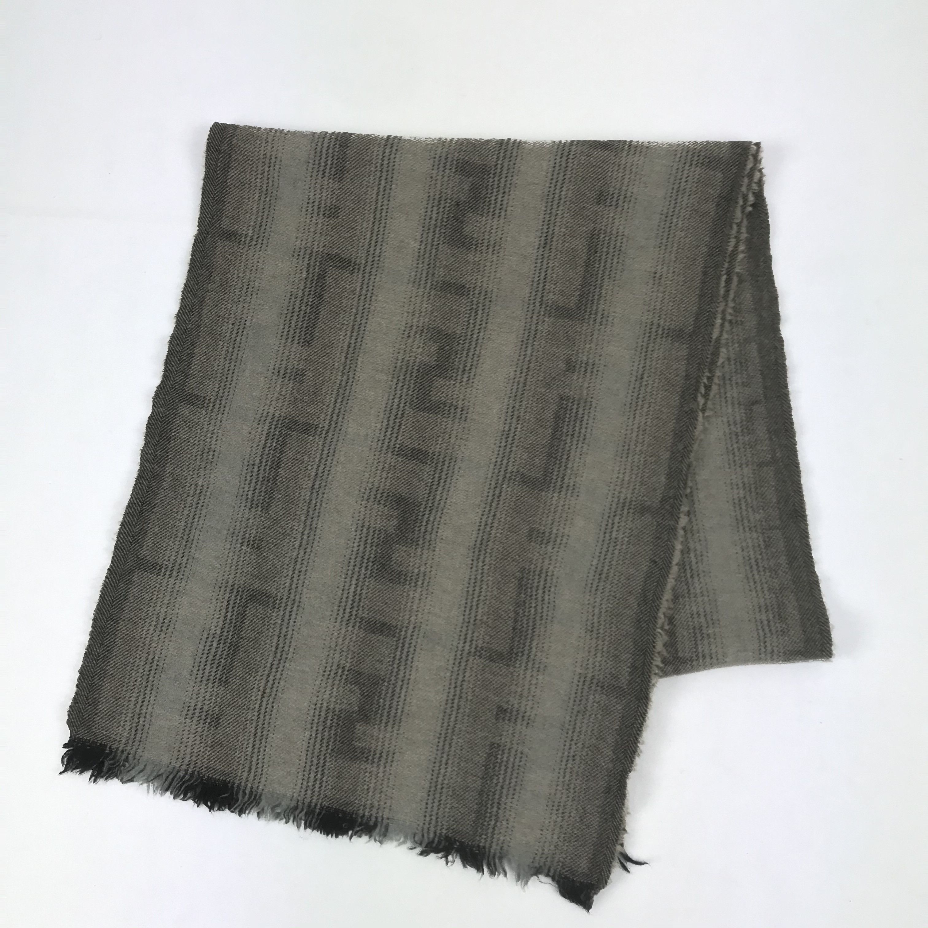 Fendi Vintage Fendi Scarf Muffler FF Monogram Wool Scarves Size ONE SIZE - 3 Thumbnail