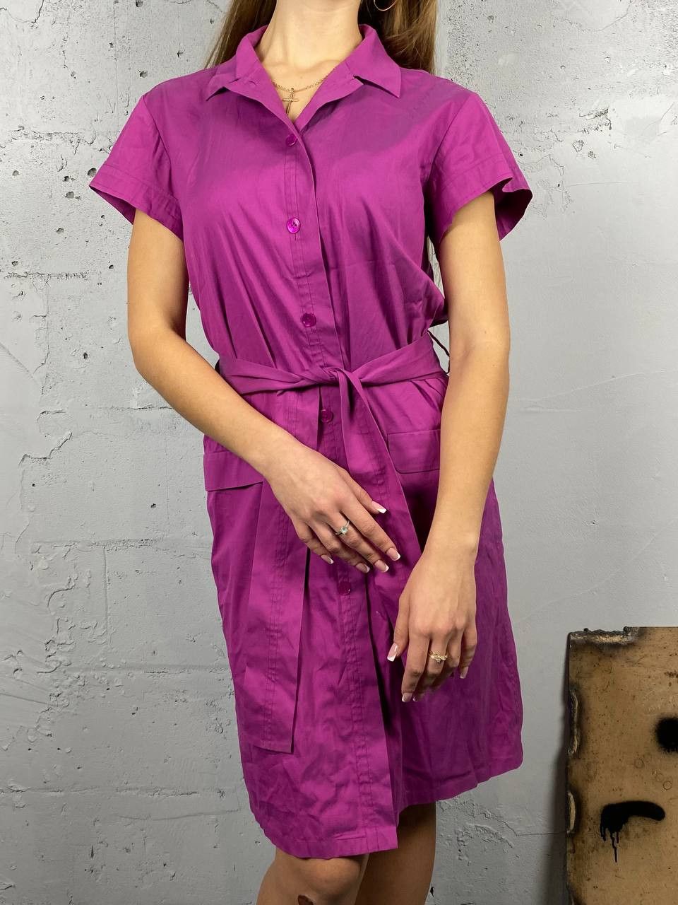 Jil Sander Avant Garde Jil Sander Purple Shinny Dress Size XS / US 0-2 / IT 36-38 - 1 Thumbnail