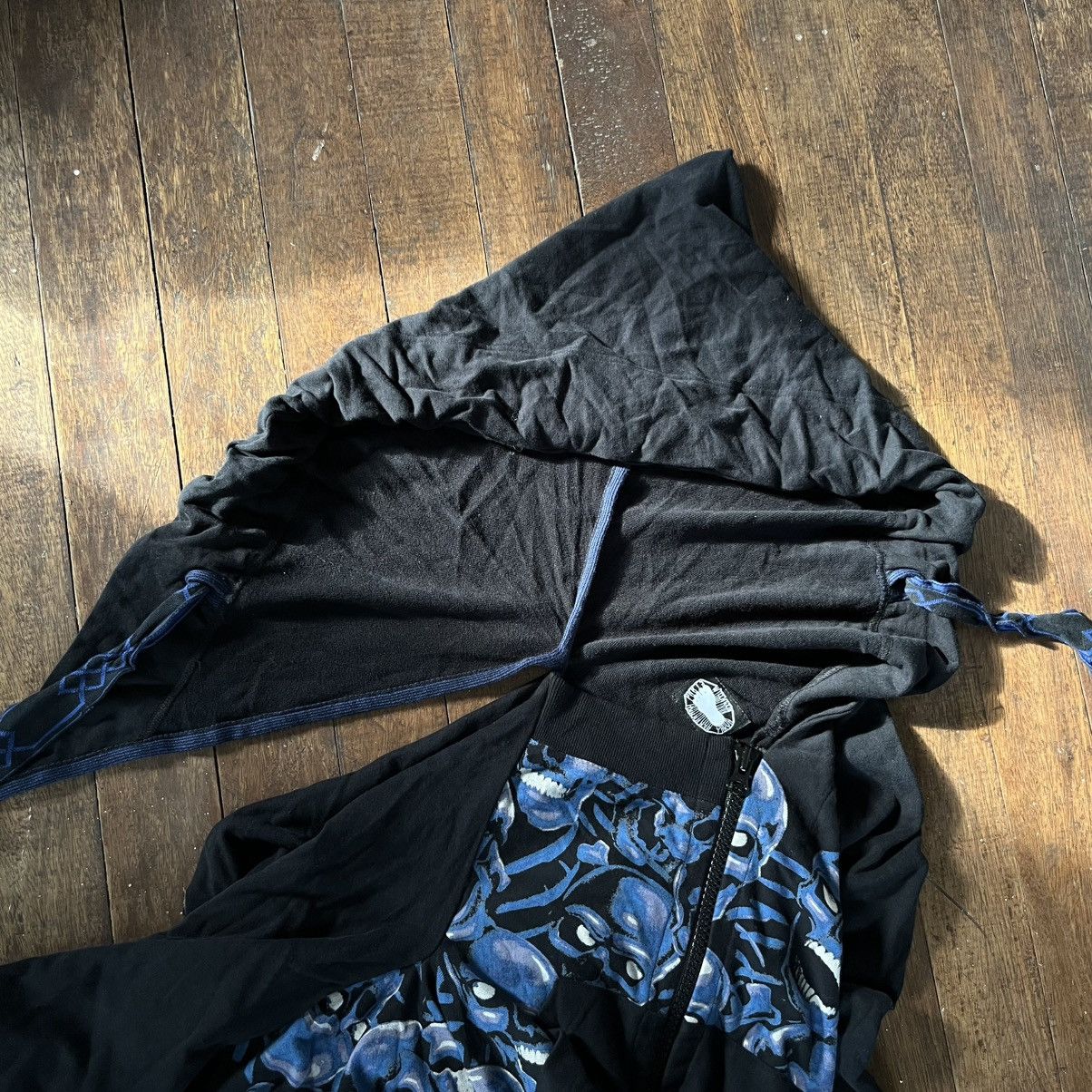 Bernhard Willhelm RARE AW10 Bernhard Willhelm Skull pile Asymmetrical Hoodie Size S / US 4 / IT 40 - 10 Thumbnail