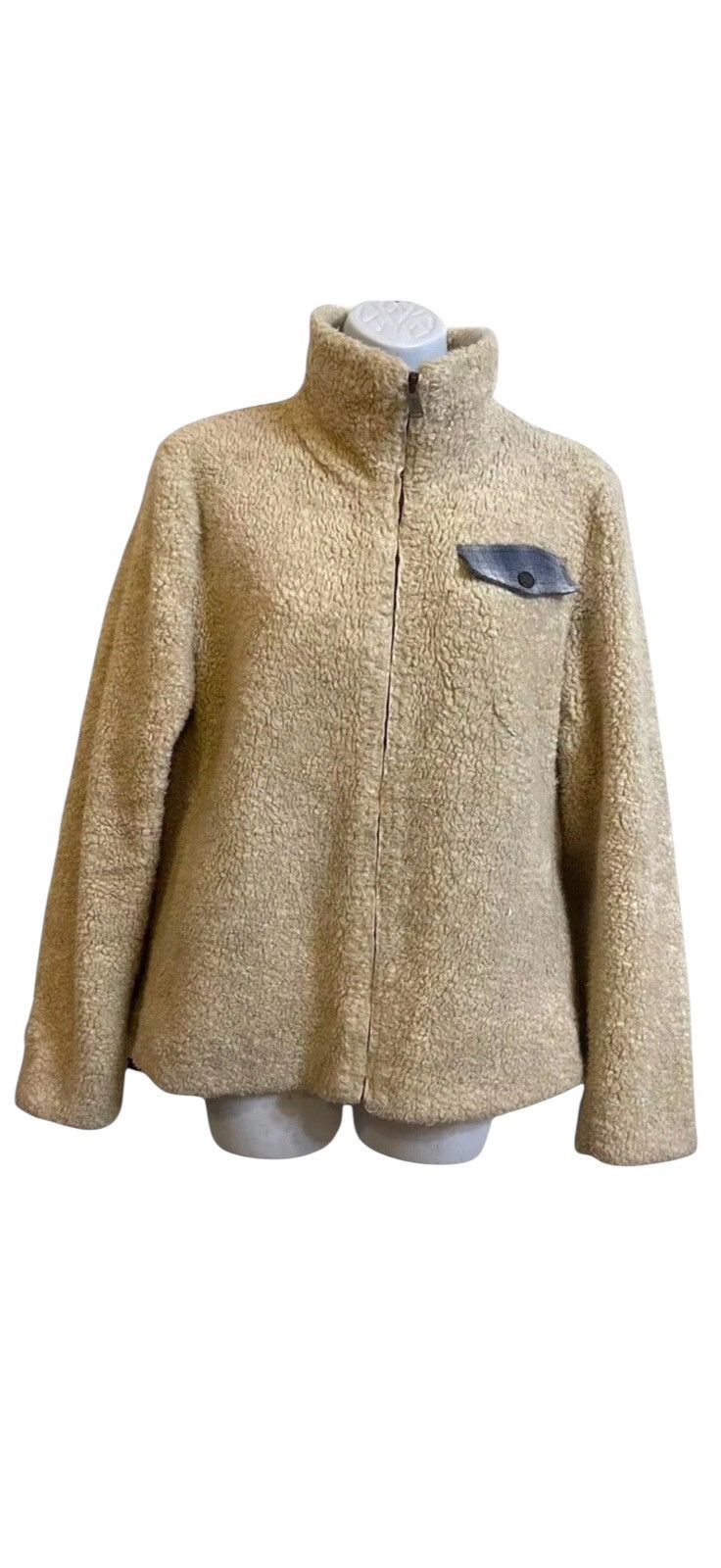 Pendleton Pendleton Women’s Wool Blend Jacket Size M Beige Size M / US 6-8 / IT 42-44 - 1 Thumbnail