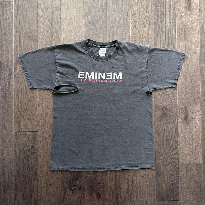 Streetwear Vintage Y2K 2002 Eminem Show Thrashed Rap T Shirt | Grailed