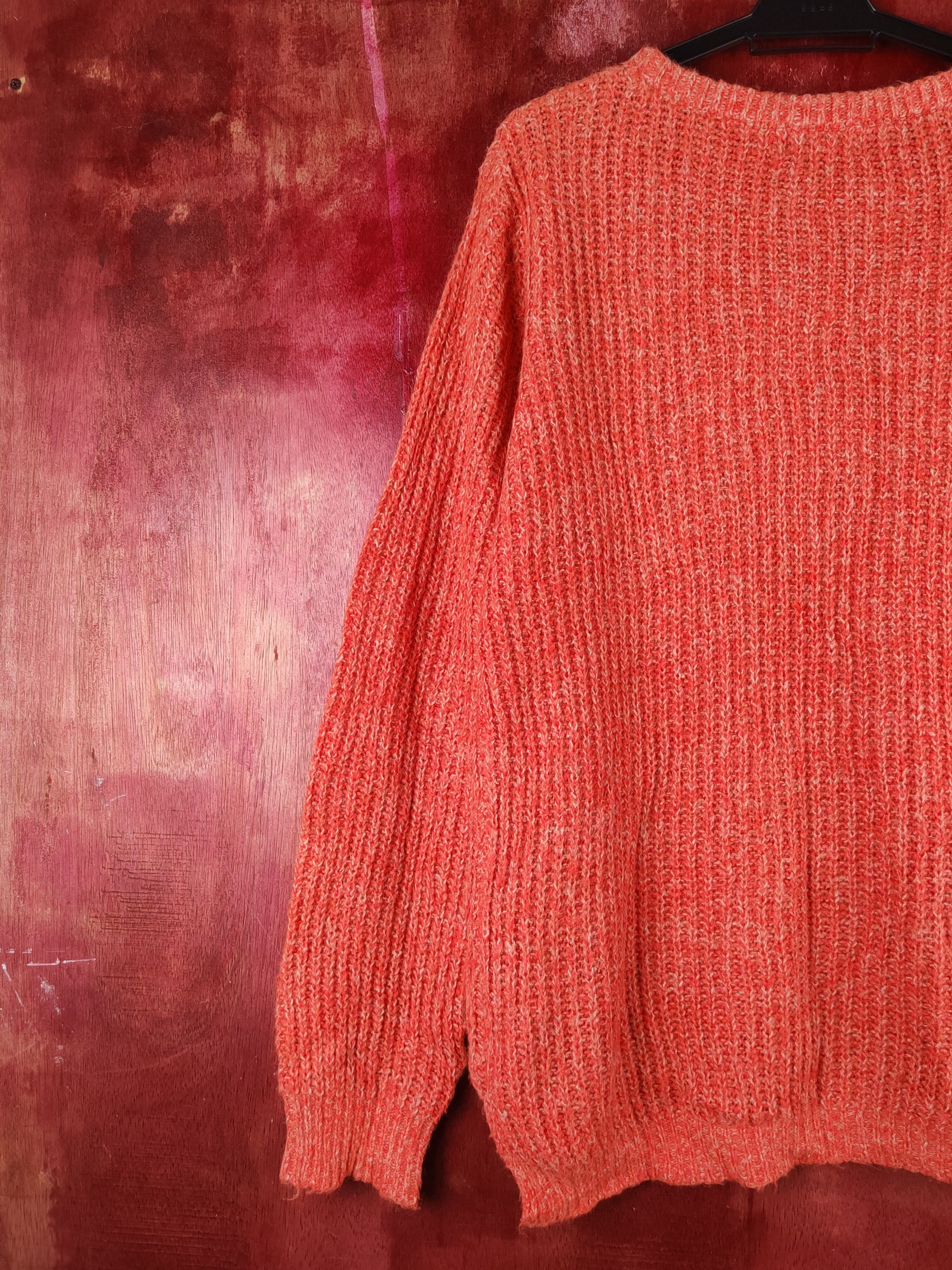 Japanese Brand × Vintage Cloche Orange Knitwear Sweatshirts #S2377 Size L / US 10 / IT 46 - 8 Thumbnail