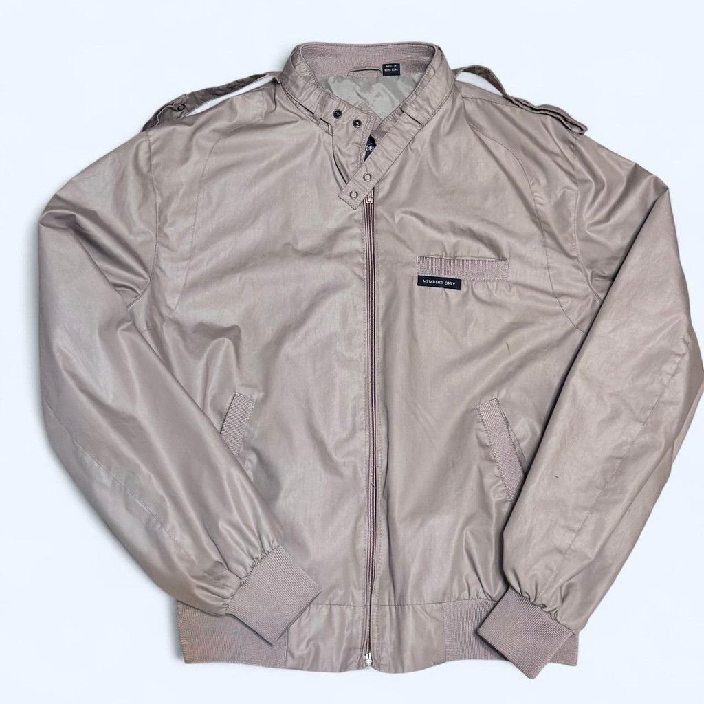 Members Only Members Only Tan/Beige Jacket sz-M Size US S / EU 44-46 / 1 - 1 Thumbnail