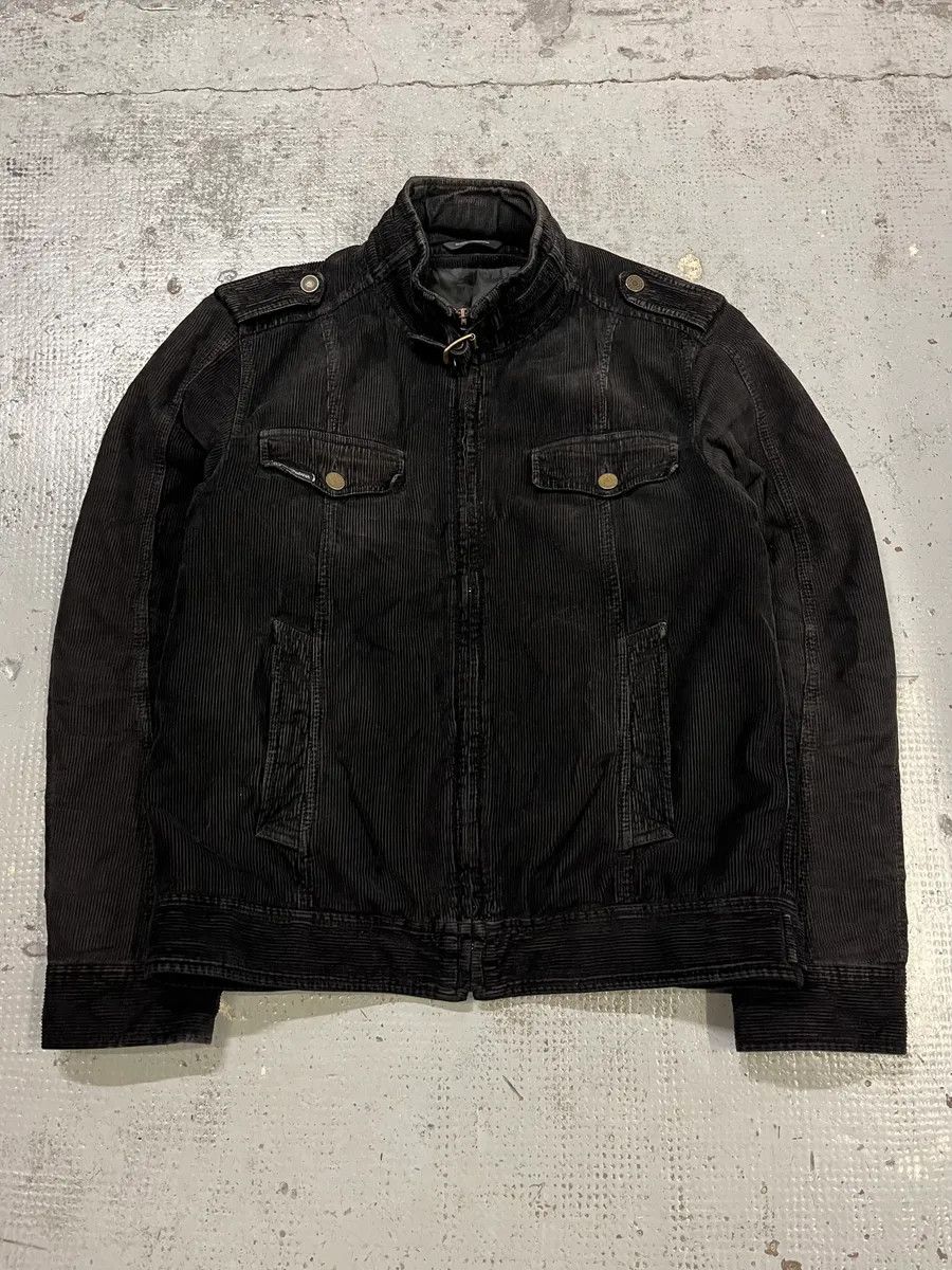 Dolce & Gabbana 2000s Dolce & Gabbana Cargo Black Corduroy Jacket Size US M / EU 48-50 / 2 - 1 Thumbnail