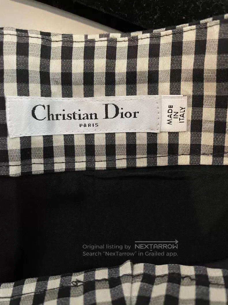 Dior Dior Classic black and white checkered shorts Size 42" / US 20 - 5 Thumbnail