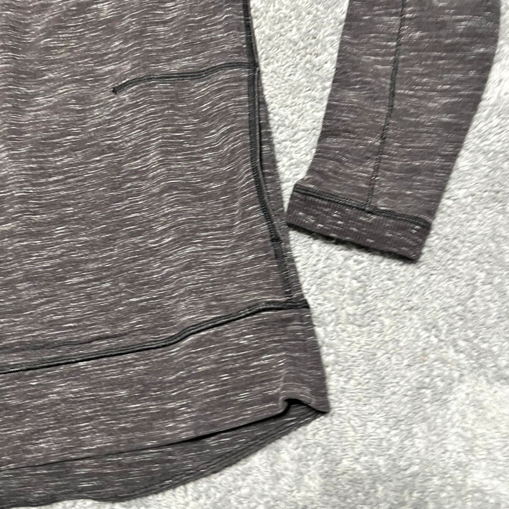 Lululemon Lululemon Shirt Womens Regular 8 Gray Heathered Exhalation Sweatshirt Pullover Women Size 8 Gray Heathered Exhalation Sweatshirt Size M / US 6-8 / IT 42-44 - 2 Thumbnail